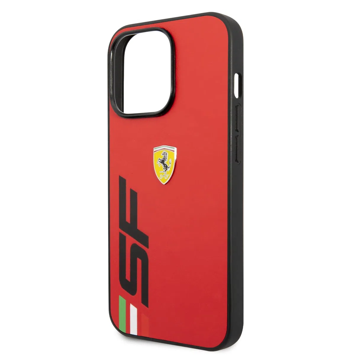 iPhone 13 PRO - Pelle ROSSA Stampato Big SF Logo - FERRARI