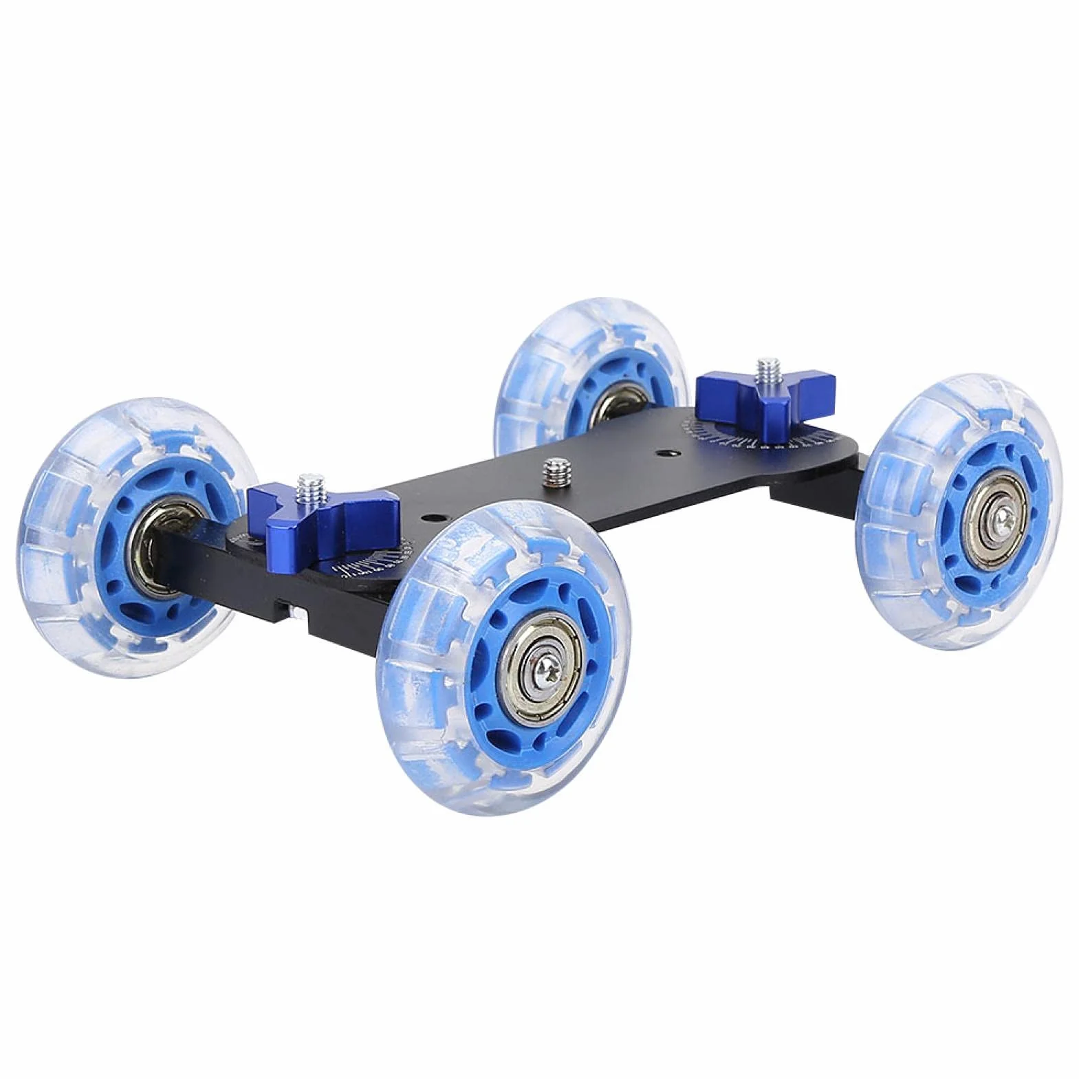 Macchina Fotografica Dolly Skater, Mini Desktop 10KG Load Rail Roller Track Slider Dolly Skater Car per DSLR Camera Camcorder