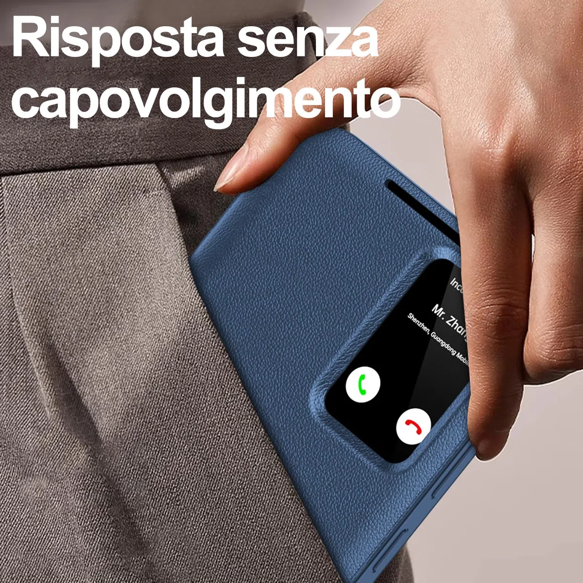 Cover per Samsung Galaxy S26 Ultra Custodia Portafoglio Pelle PU Wallet e Porta Carte Case Flip Libro Con Finestra di Visione Notifiche Cover Antiurto Custodia per Samsung S26 Ultra 5G Case