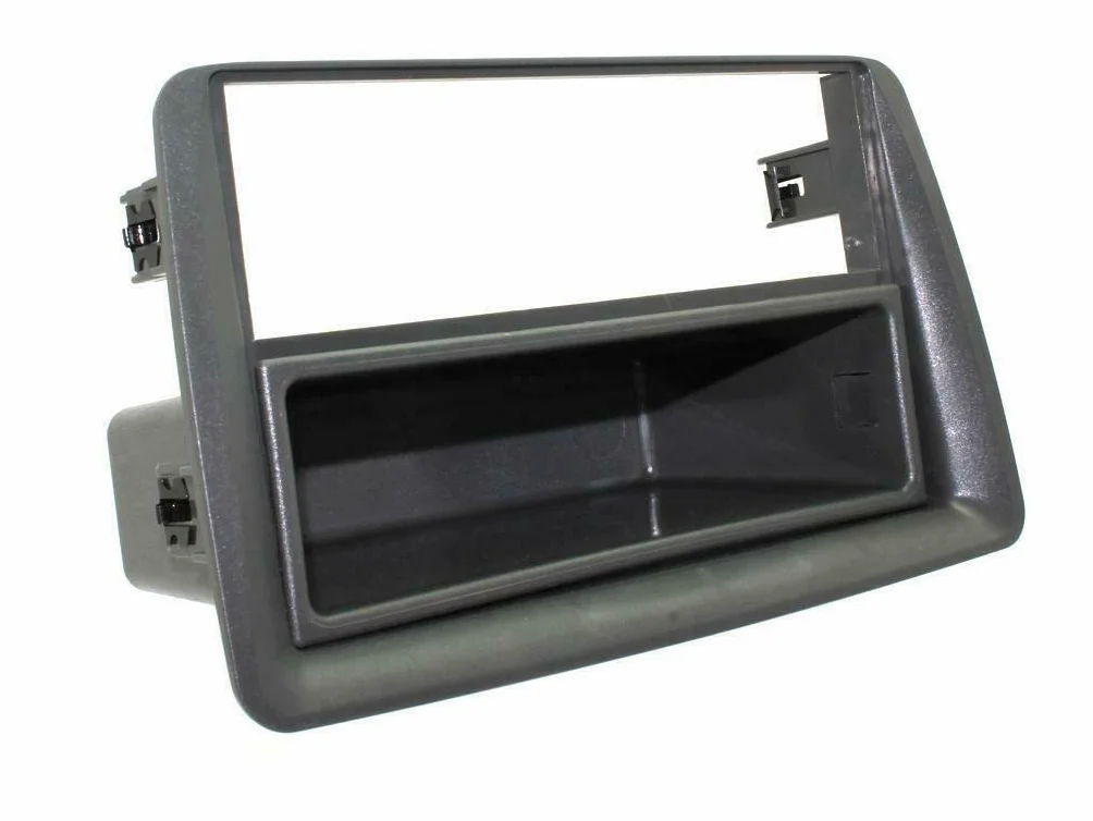 Sound Way Kit Montaggio Autoradio, Mascherina 1 DIN con Cassetto, Adattatore Antenna, Chiavi di Smontaggio, Compatibile con Fiat Panda 2002-2012