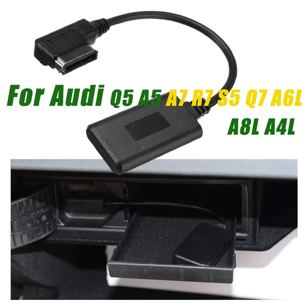AMI MMI bluetooth Module Adapter Cavo Aux Ingresso Audio Senza Fili Aux Radio Media Interfaccia Per Audi Q5 A5 A7 R7 S5 Q7 A6L A8L A4L 2010+ Anni