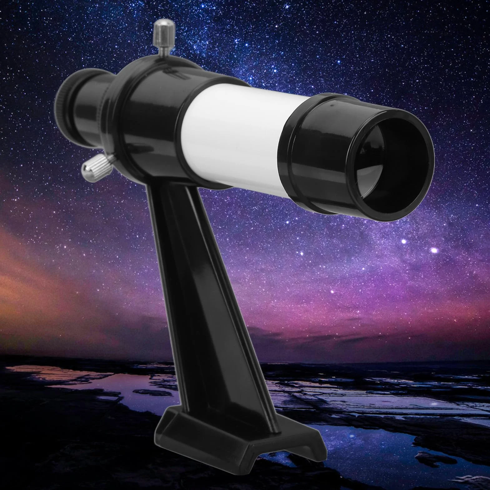 Mirino Cercatore 5X con Lente in Resina, Mirino Telescopico per Posizionamento Preciso, Accessori Facili da Installare