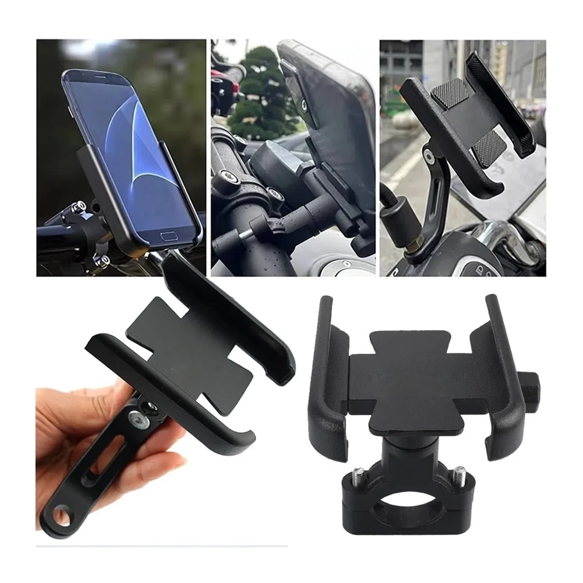 Porta Cellulare Moto Per Ves@&pa GTS 250 300 Super Supporto Per Telefono Da Moto GPS Per Cellulare Per Specchietto Retrovisore Per Manubrio(Y-1)