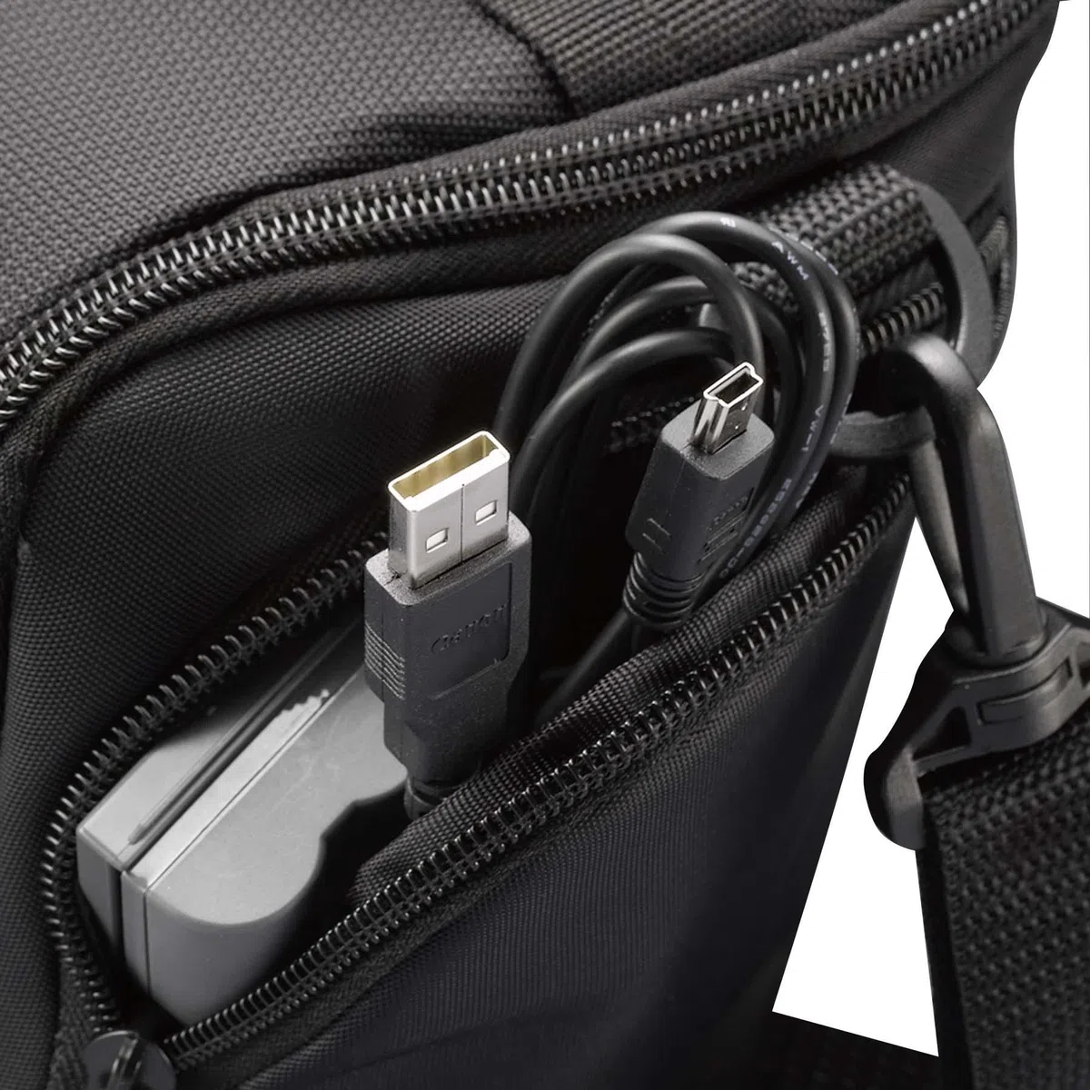 Case Logic DCB-306 Custodia Fondina in Nylon per Fotocamera Reflex, Nero