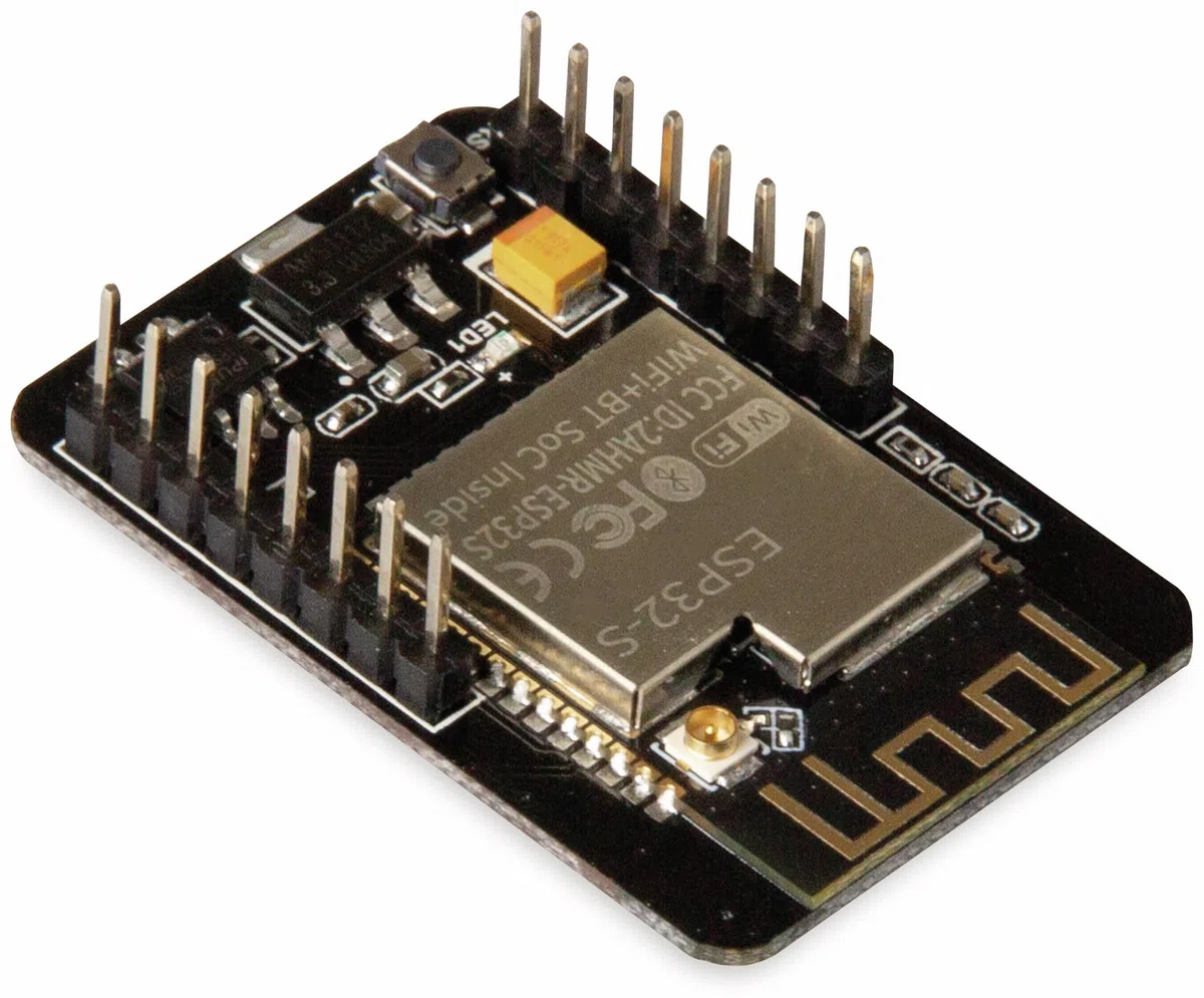 Joy-it Scheda di sviluppo per fotocamera ESP32, colore nero, con fotocamera da 2 MP, SBC-ESP32-Cam