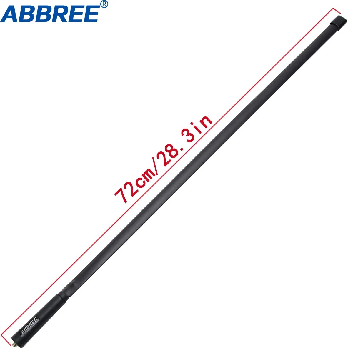 Antenna tattica ABBREE SMA femmina Dual Band 144/430 MHz pieghevole CS per radio bidirezionale Baofeng UV-5R UV-82 BF-F8HP BF-888S, lunghezza 72 cm