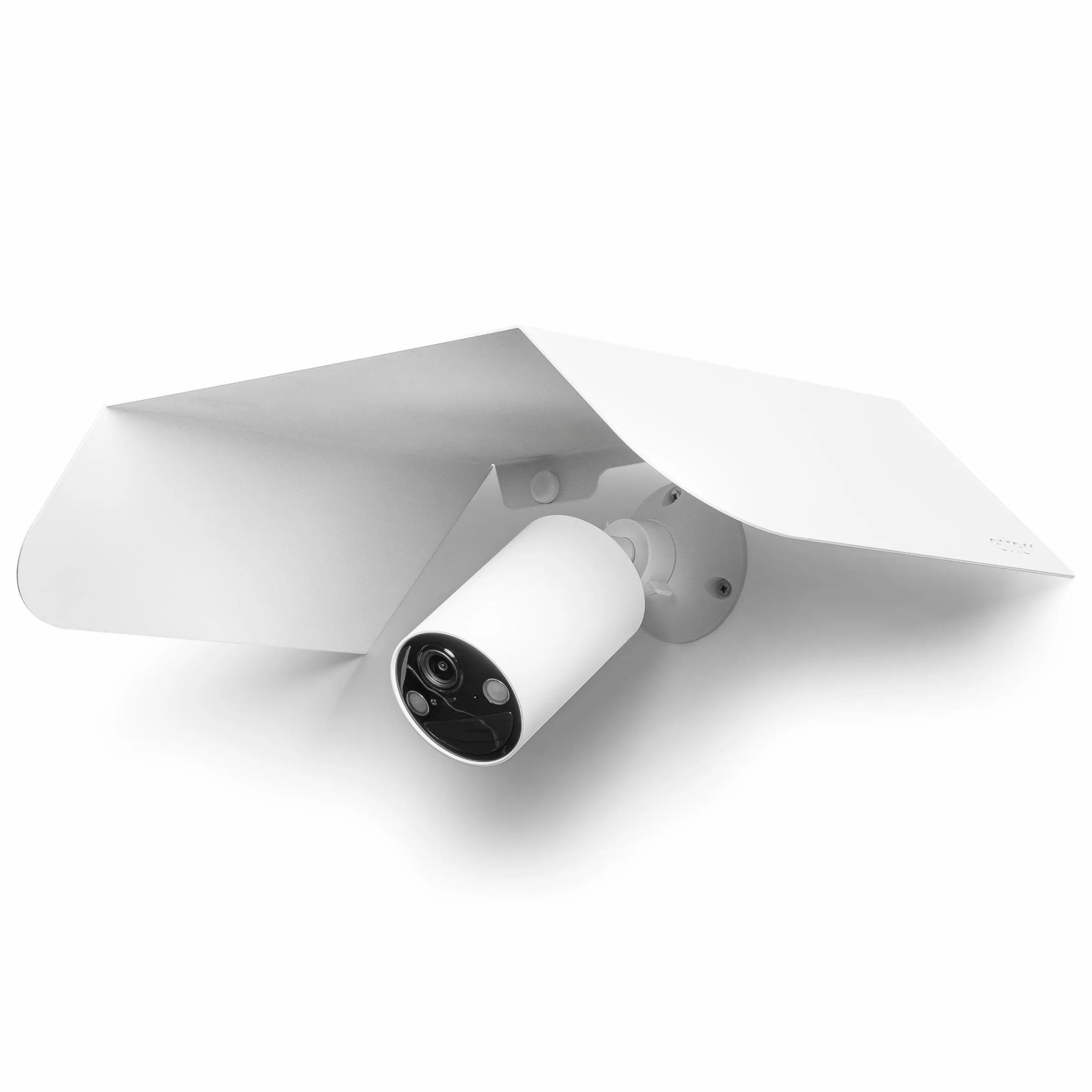 • Tetto in metallo per telecamera di sicurezza • Visiera per tenda antipioggia, parasole • Tetto coperto, riparo e tetto per telecamera IP, CCTV e videocitofono • Protezione pioggia e raggi UV
