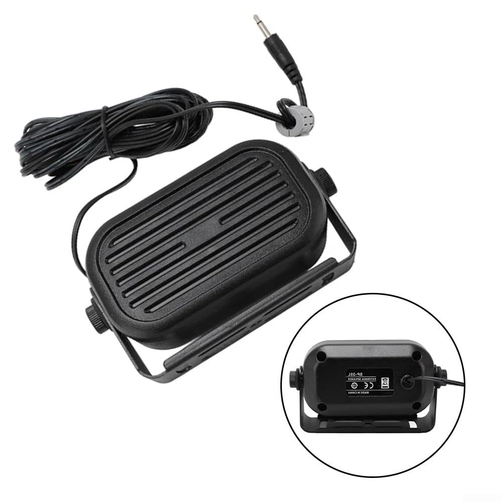 Altoparlante esterno SP-35 per Icom IC-2730 ID-5100 ID-4100 IC-7100 IC-718, potenza nominale 4 Ohm 5 Watt, cavo da 2 metri per una facile installazione in spazi ristretti