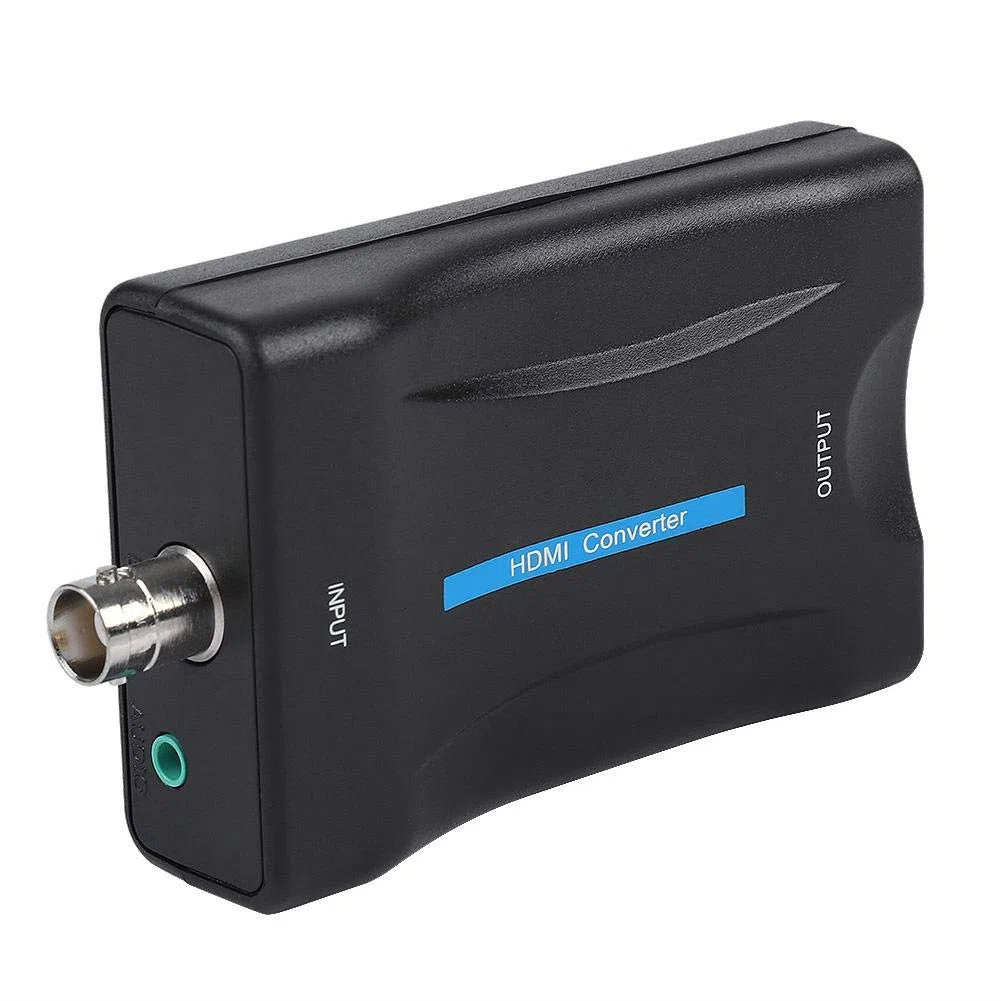 Yunir Convertitore da BNC a HDMI, convertitore da BNC a HDMI Display Monitor di sorveglianza Adattatore Video HD 1080P/720P per, ECC.