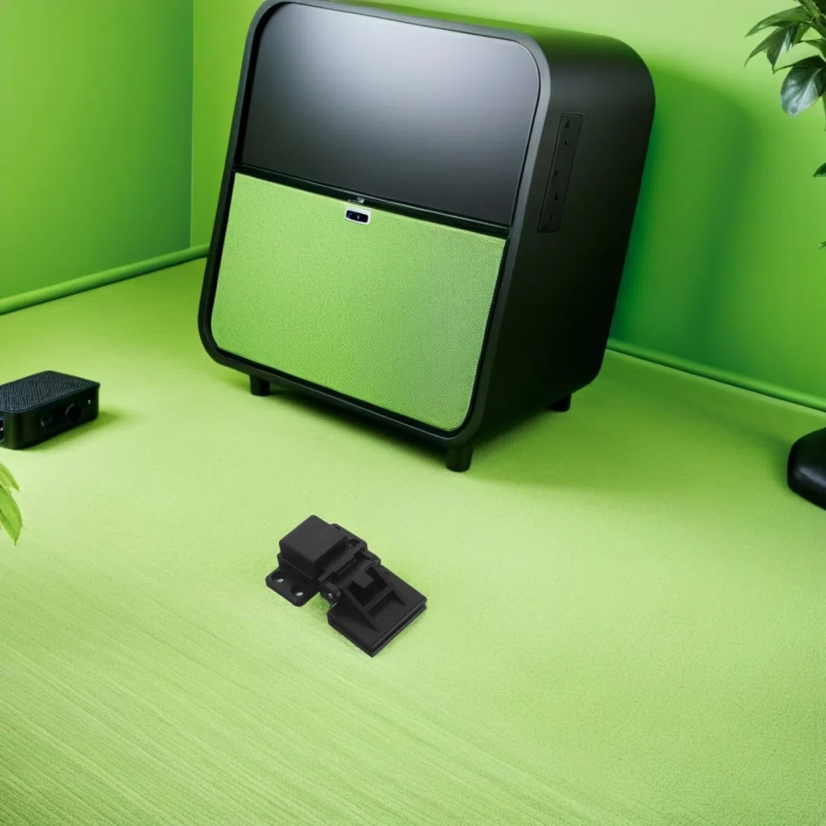 Gadpiparty Cerniere di Ricambio per Giradischi Vinile Nero Kit di Accessori per Platino Vinile Meccanismo di Apertura Fluida Compatibilità Ampia Protezione AntiPolvere