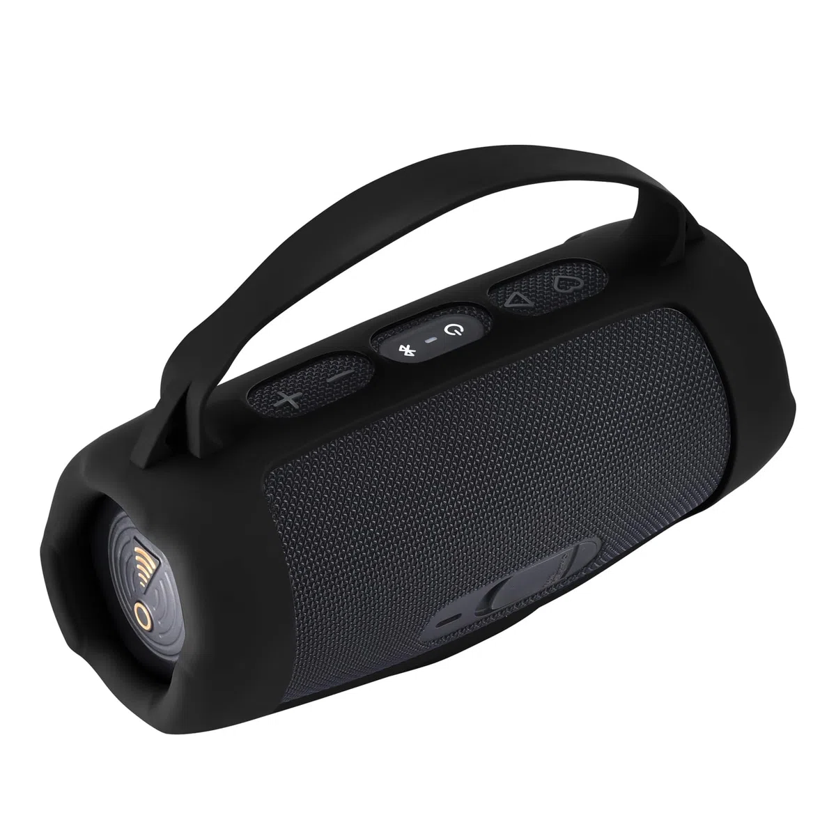 Custodia in Silicone per JBL Charge 5 WiFi e Altoparlante Bluetooth,Charge 5 WiFi & Charge 5 Manicotto da Viaggio Portatile Protezione Pelle Custodia di Trasporto(Nero)