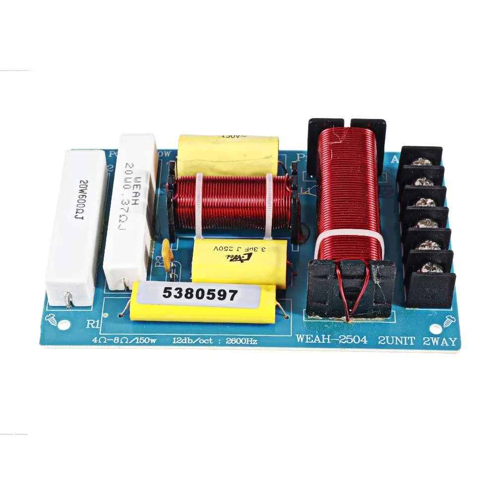 DollaTek 2Pcs Alto e Basso a due vie Crossover HIFI Modulo divisore di frequenza per altoparlanti di qualità audio per altoparlanti da palco professionali