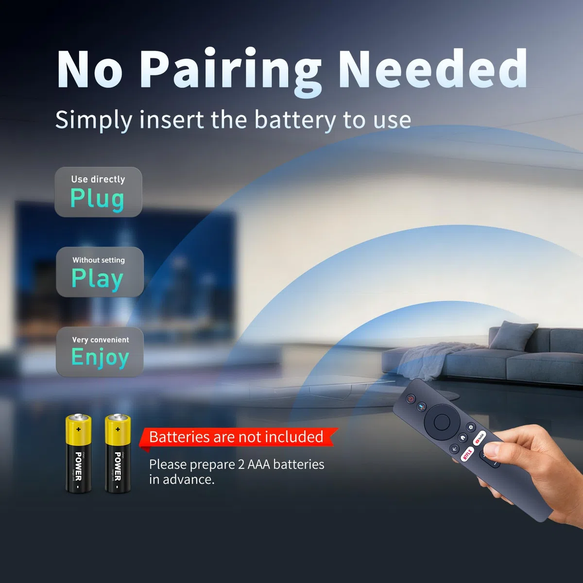 Telecomando per Xiaomi Smart Projector L1 Pro - Telecomando di ricambio per proiettore Full HD 1080P