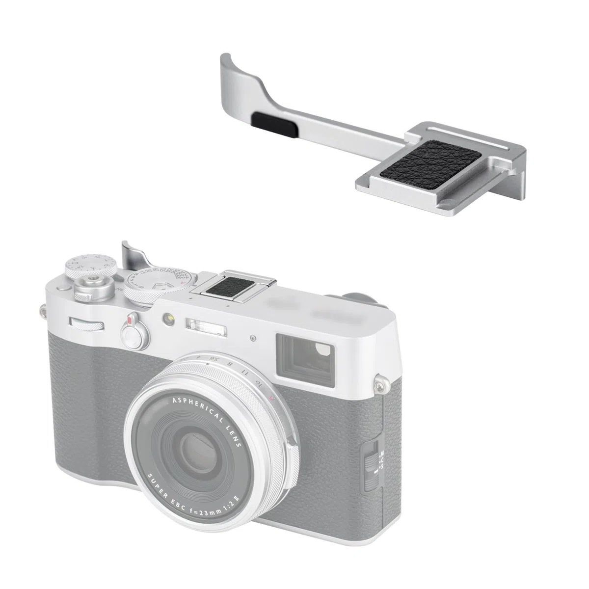 JJC Maniglia Impugnatura in Metallo per Fotocamera Fujifilm Fuji X100VI X100V X100T X100F XE4 XE3 X-E4 X-E3