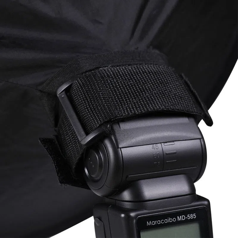 REFLEX CAMERA Diffusore universale per flash Softbox rotondo da 44 cm per DSLR Speedlite | Modificatore portatile di luce ad anello per fotografia di ritratto in studio | Include scatola portaoggetti