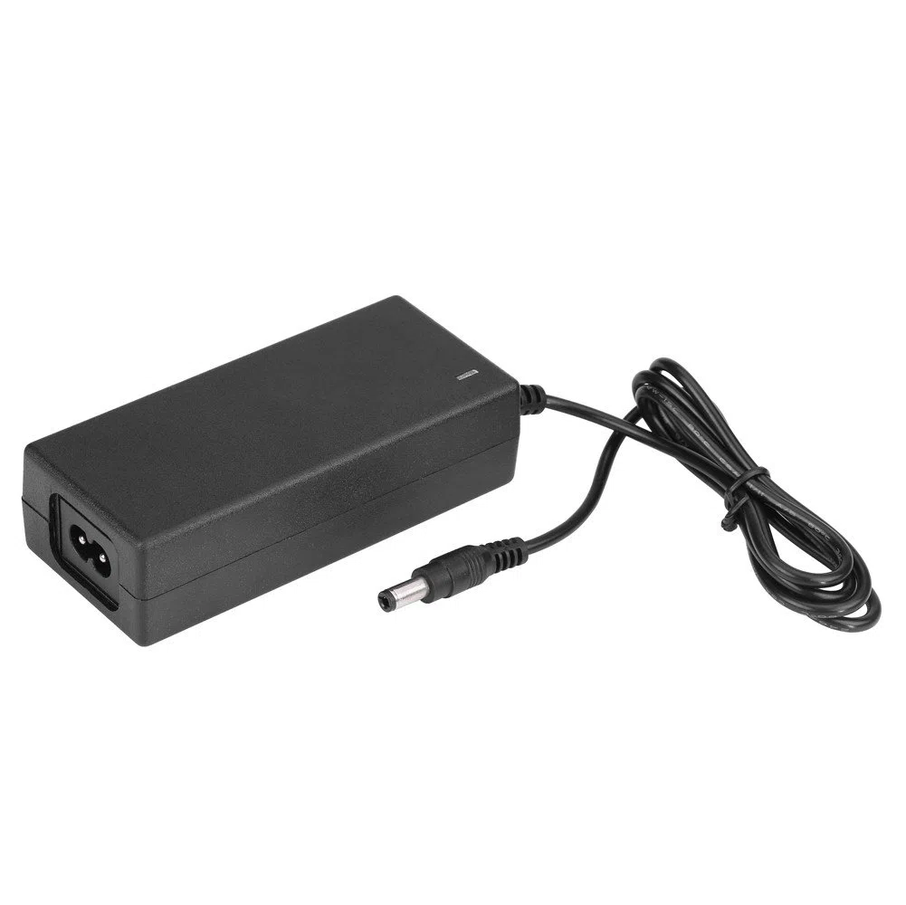 Asixx Alimentatore, 2A 29,4 V Adattatore Universale CC Alimentazione o Caricabatterie di Ricarica di Sicurezza, Cavo Adattatore di Alimentazione per Batteria al Litio Spina USA(EU Plug)