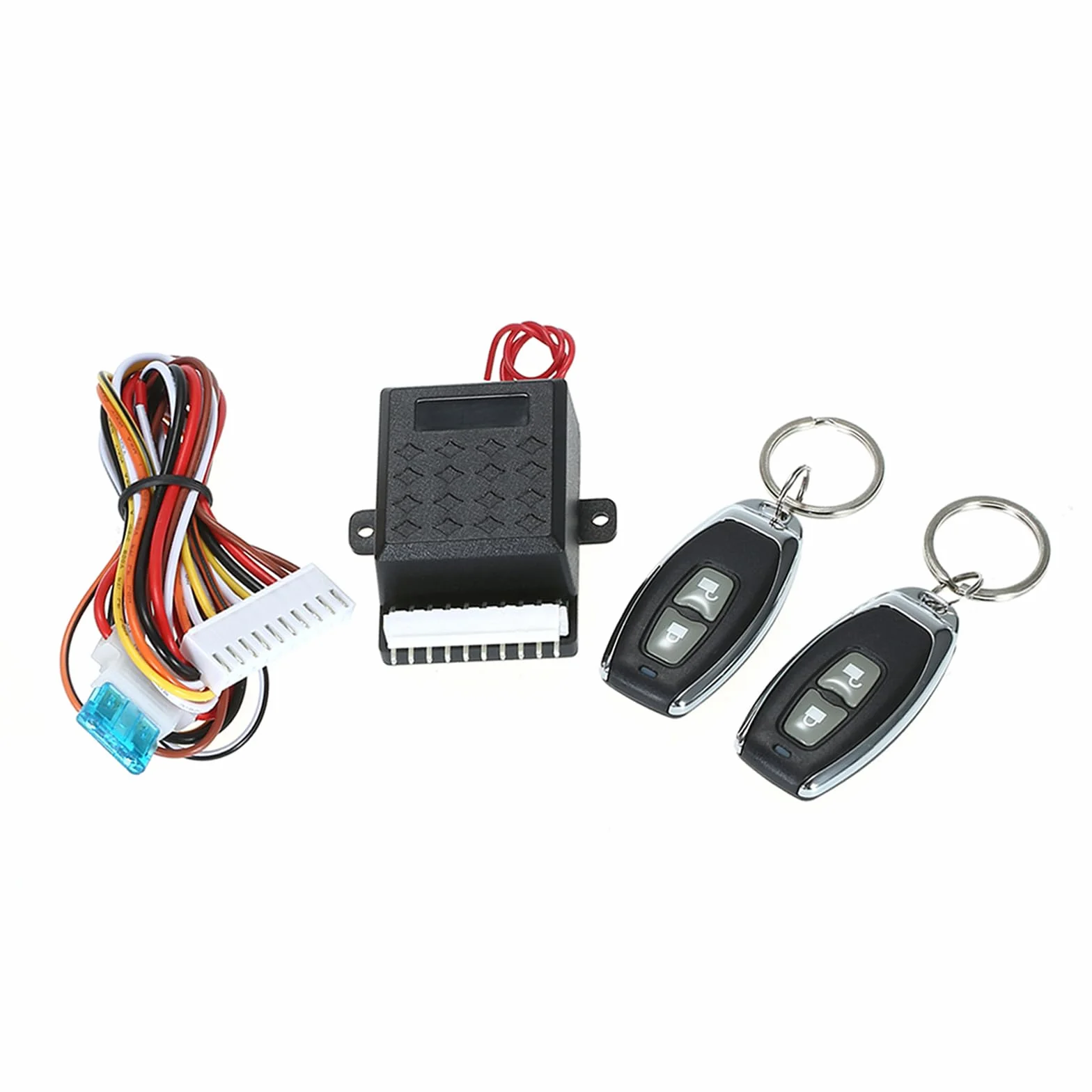Shkalacar Kit di Chiusura centralizzata, Sistema di Blocco Senza Chiave per sblocco del Bagagliaio Universale con Staffa per Telecomando 1 milione di Codici