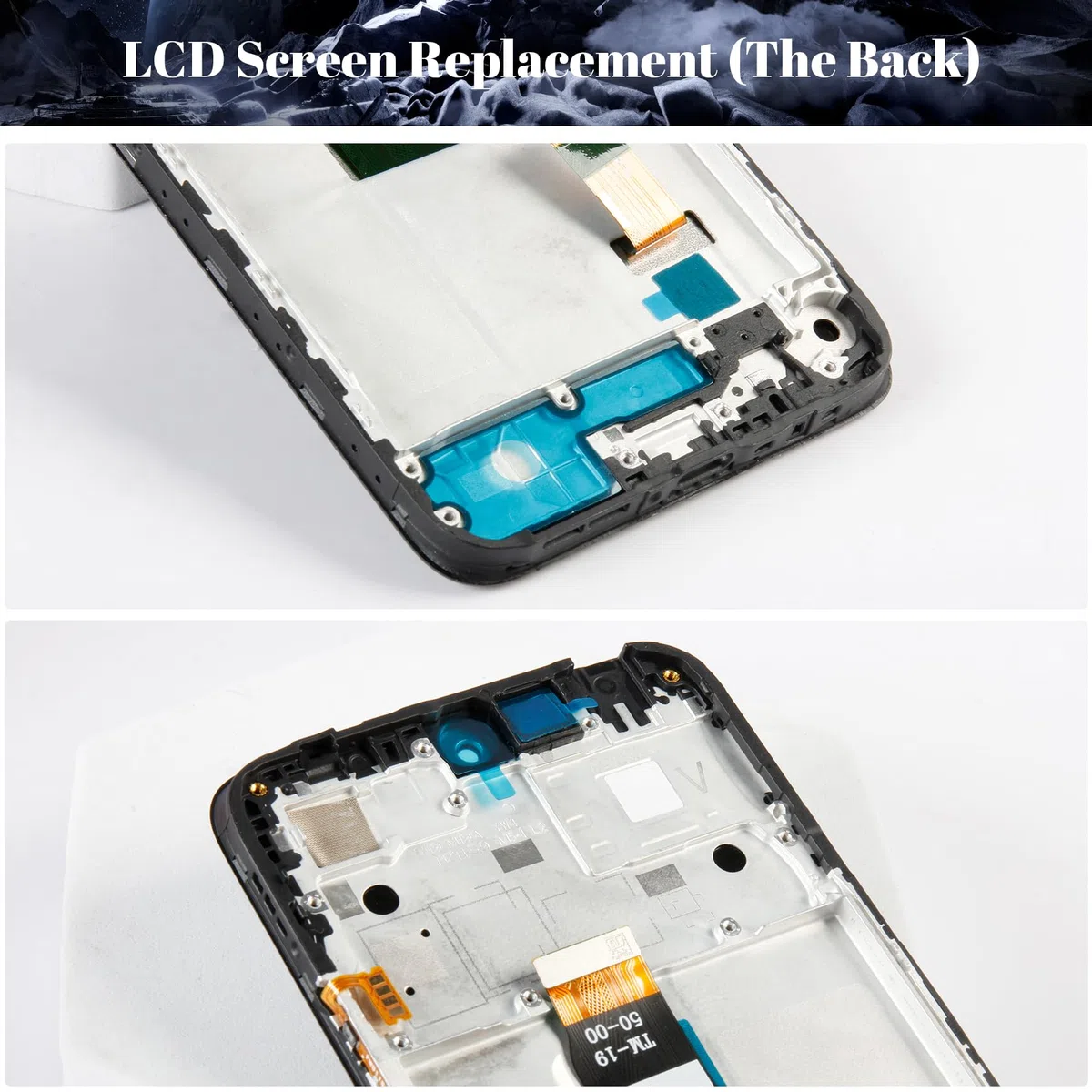 Per Xiaomi Redmi 12 5G Schermo LCD di Ricambio Per Xiaomi Redmi 12 5G 23076RN4BI, 23076RN8DY Display Touch Screen Digitizer Assembly Kit di Riparazione (Nero, Con Telaio)