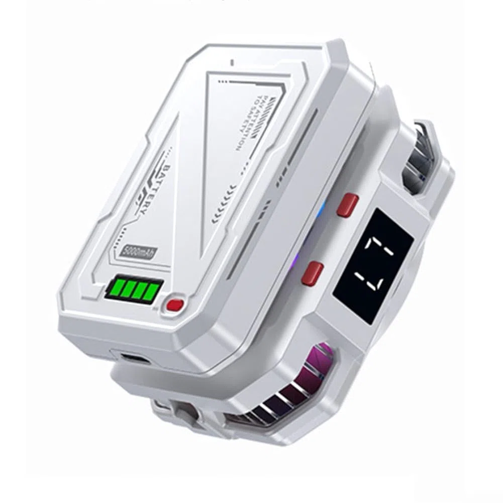 SPORTARC TH10 - Dispositivo di raffreddamento per telefono, con batteria ricaricabile, display di potenza di raffreddamento rapido, semiconduttore magnetico wireless, congelamento del ghiaccio, 15 W