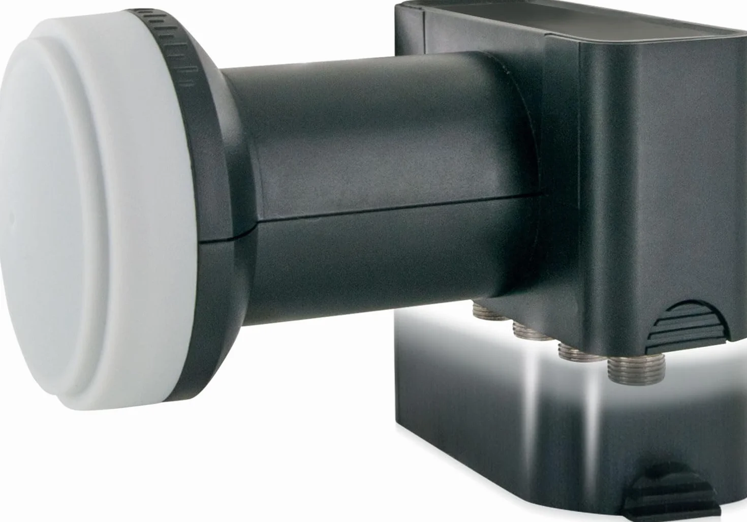 SCHWAIGER 296 Quad LNB Low Noise Blockconverter Digitale LNB cap Accessori per Parabole satellitari Multifeed Protezione dalle intemperie Antracite