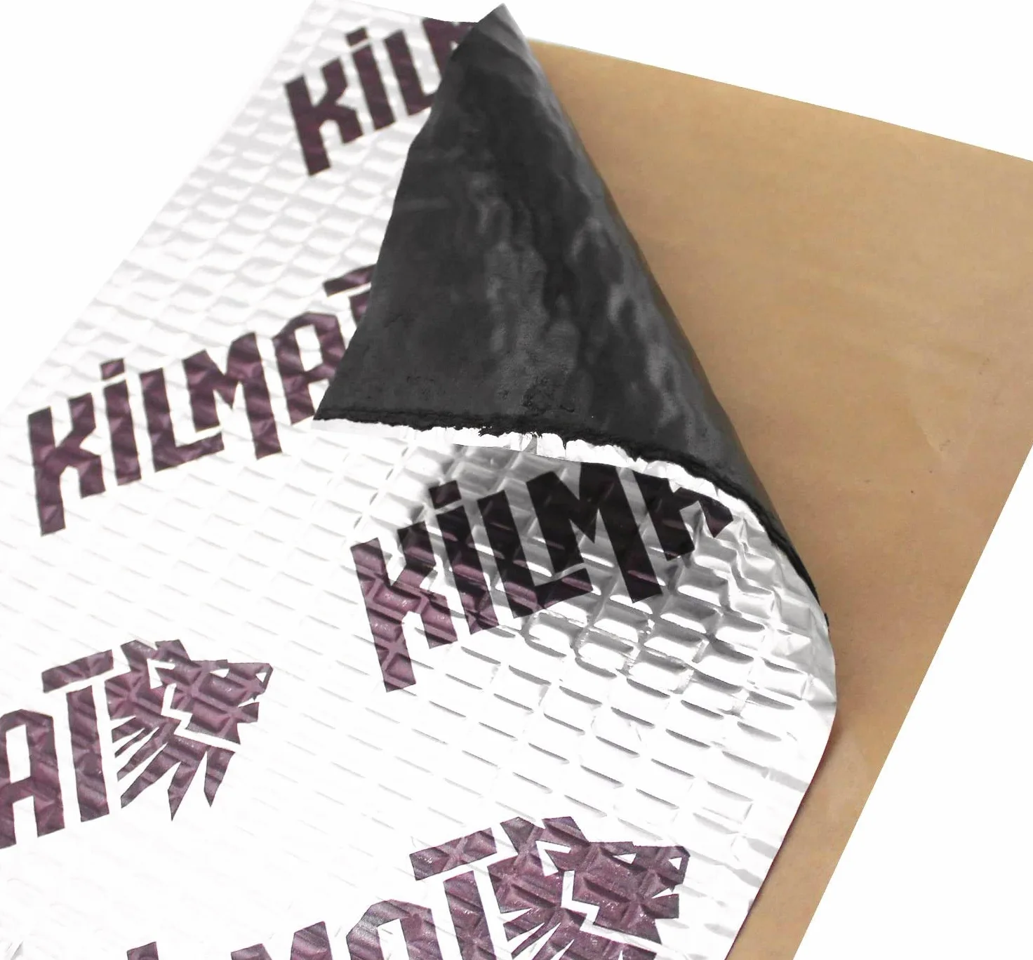 KILMAT da 1,3 mm 4,7 mq Isolante insonorizzante per auto, Fonoassorbente Butilico da Auto, Isolamento Acustico e Smorzamento di vibrazioni