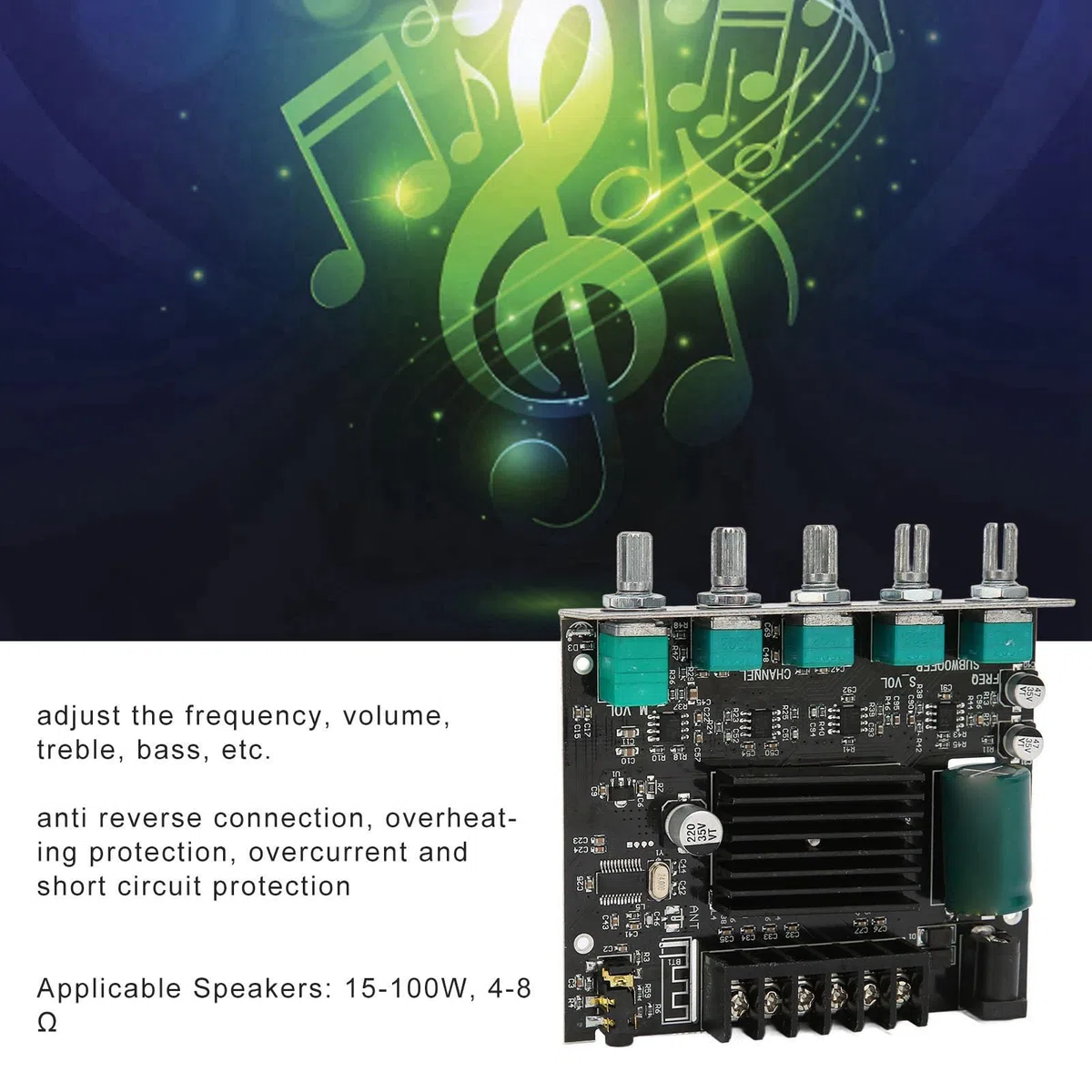 Amplificatore Bluetooth Modulo Bluetooth 2.1 Pcb Zkmt21 Bt Scheda Amplificatore Audio Ad Alta Potenza Stereo Dc1224V Scheda Amplificatore di Potenza Digitale per Altoparlanti