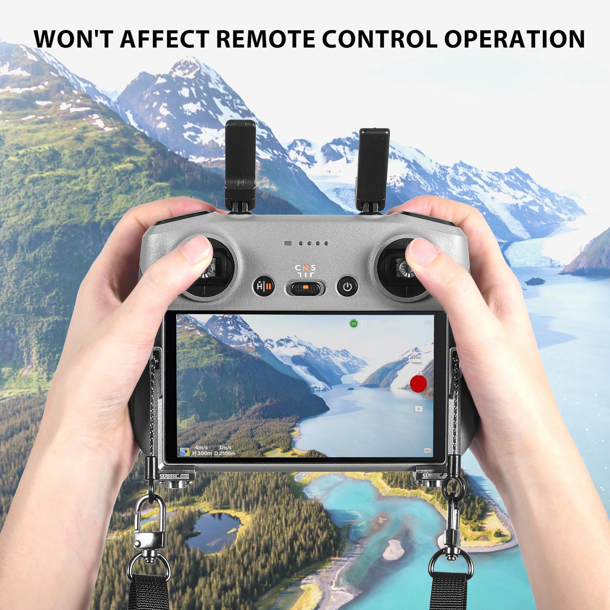 STARTRC LITO X1 equilibrio Cinghia da collo Cordino per DJI RC/RC 2/RC Pro Accessori tracolla da collo per DJI Mini 5/4/3 Pro/Mavic 3/Air 3S Accessori per cinghia remota drone