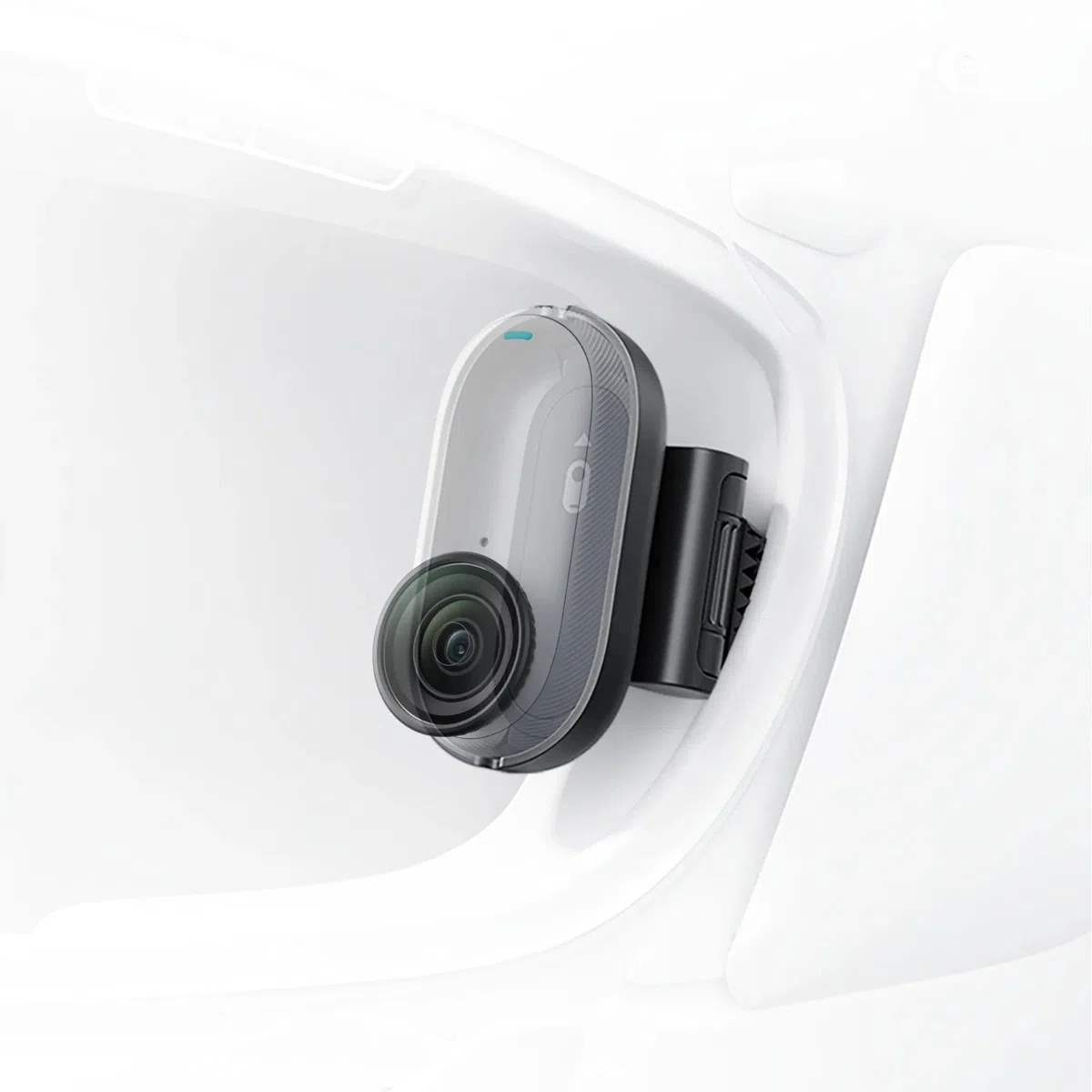 Insta360 GO 3S In-Helmet POV Mount supporto interno casco per action cam POV moto ultra leggero Black CINSBATZ
