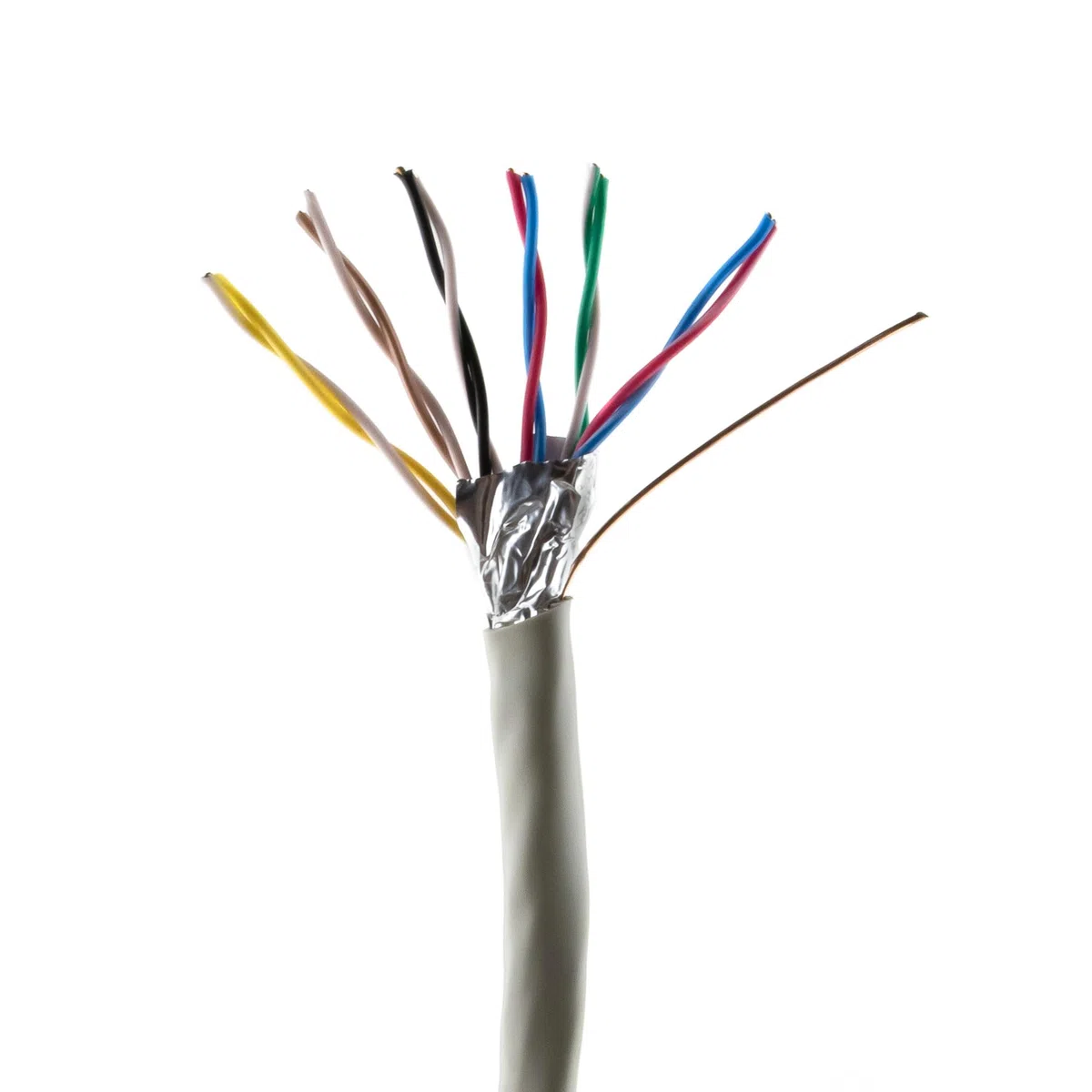 SeKi Cavo telefonico 6 x 2 x 0,6 mm, J-Y (ST) Y 50 m, rotondo, per montaggio a incasso, linea di installazione della telecomunicazione a 12 fili