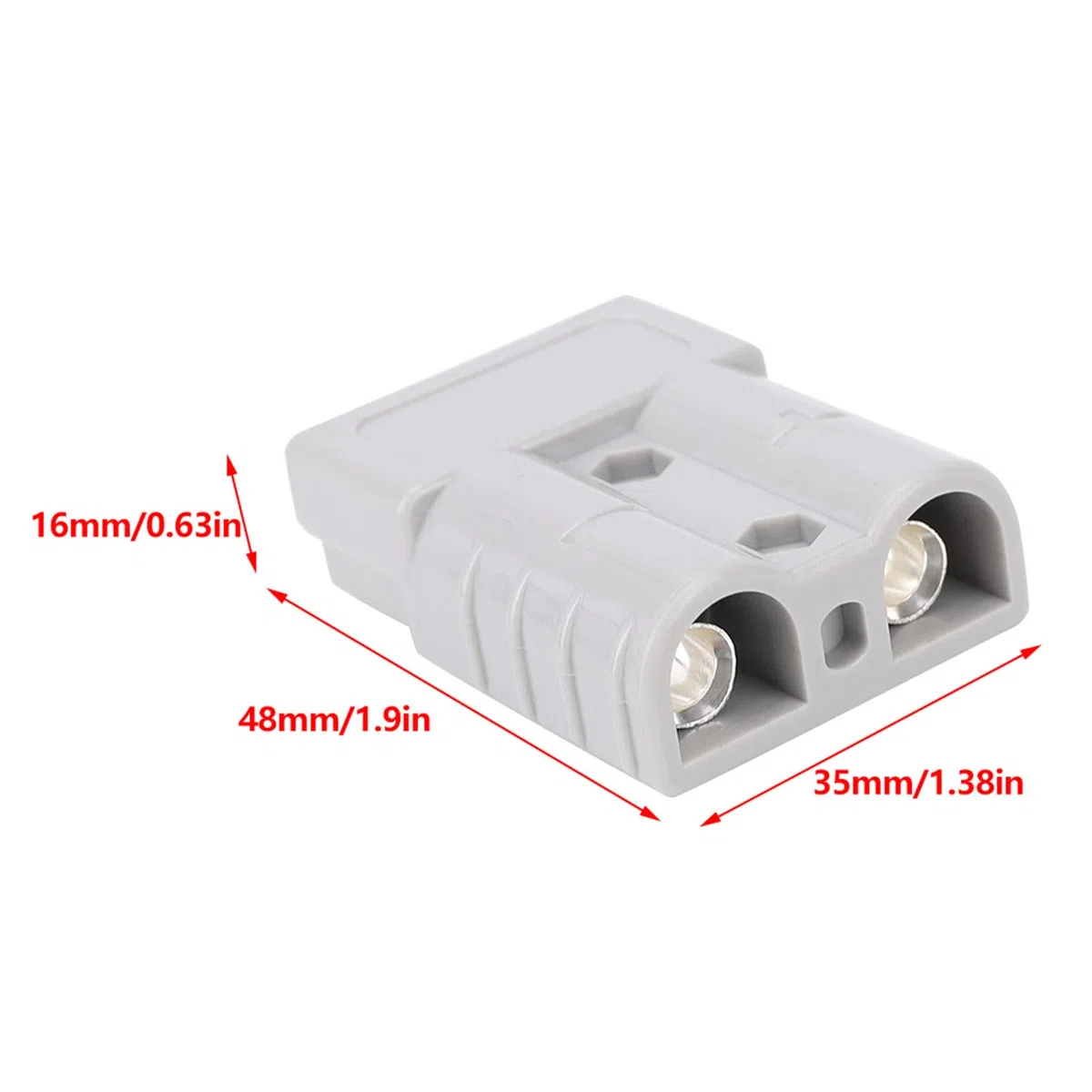 Connettori Alimentazione per Batteria 50A 600V 16mm² 6AWG 10 Coppie per Rimorchio Caravan Accessori Elettrici
