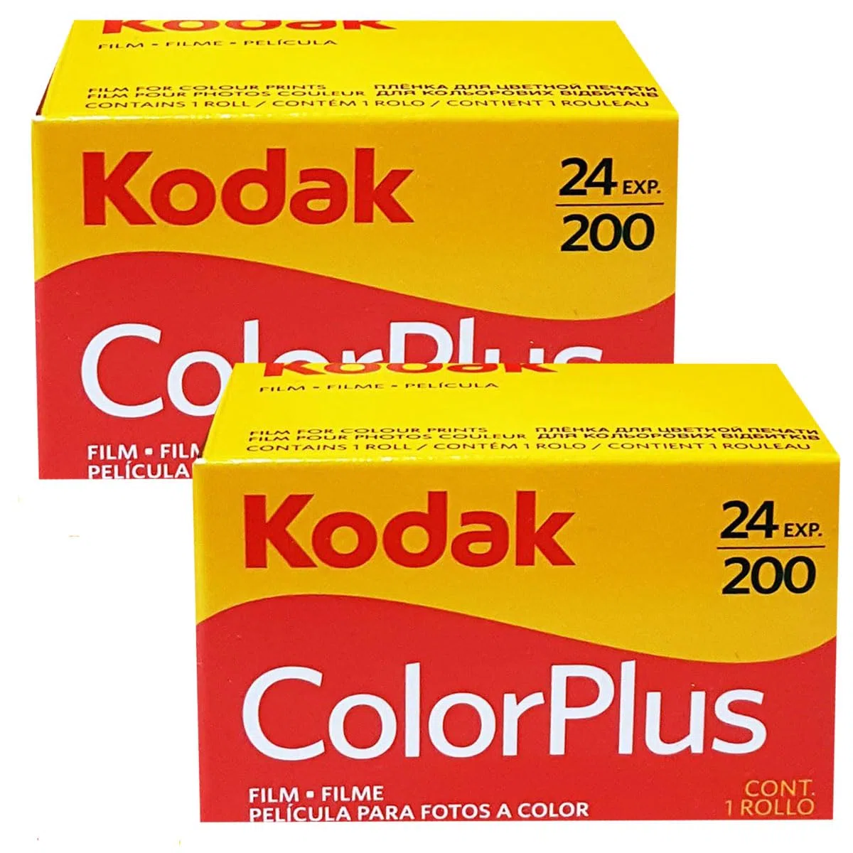 2 X 1A PHOTO PORST Kodak Color Plus 200 ISO, 24 scatti ciascuno