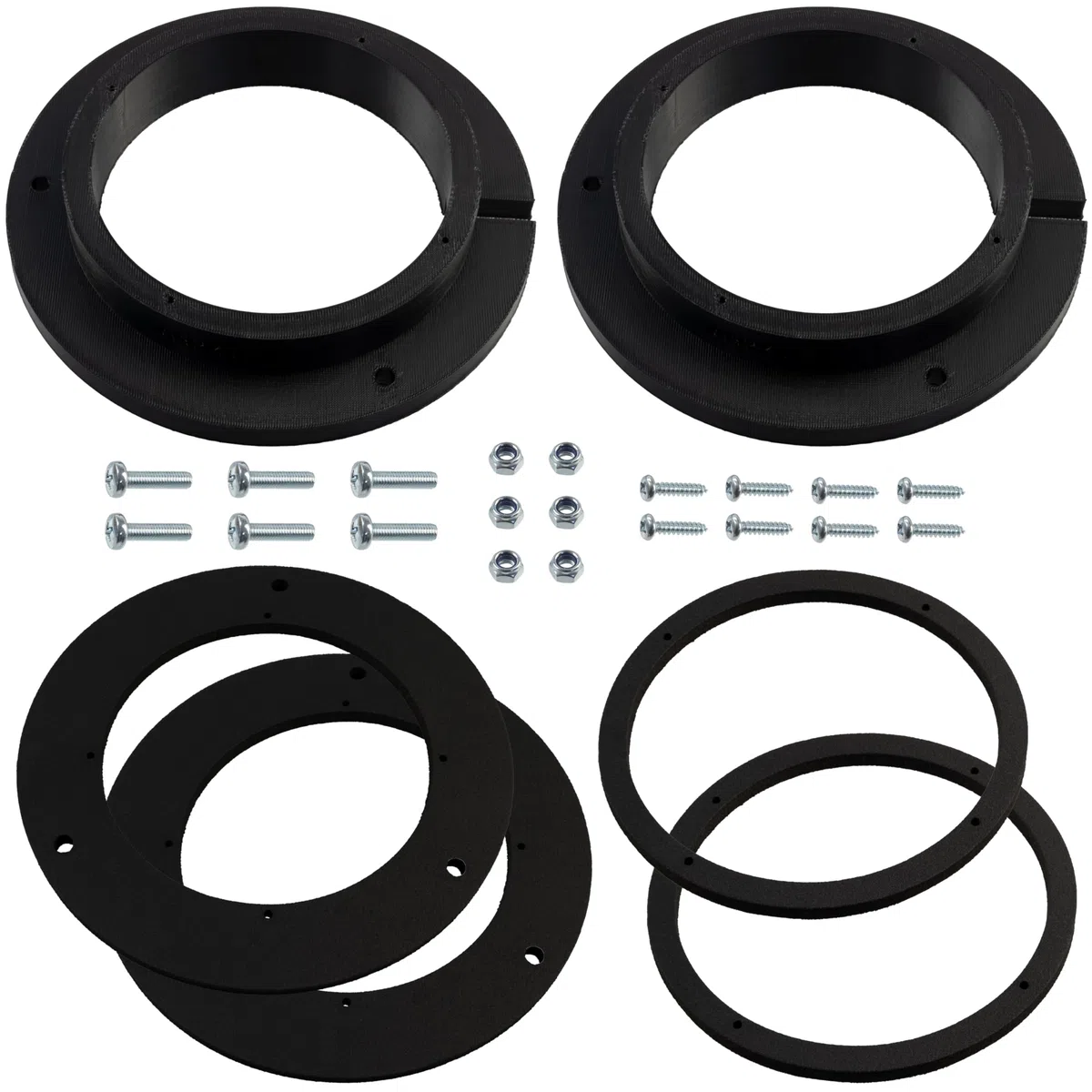 Aerzetix Kit di 2 adattatori per altoparlanti Ø100 mm compatibile con Mercedes A-class W169