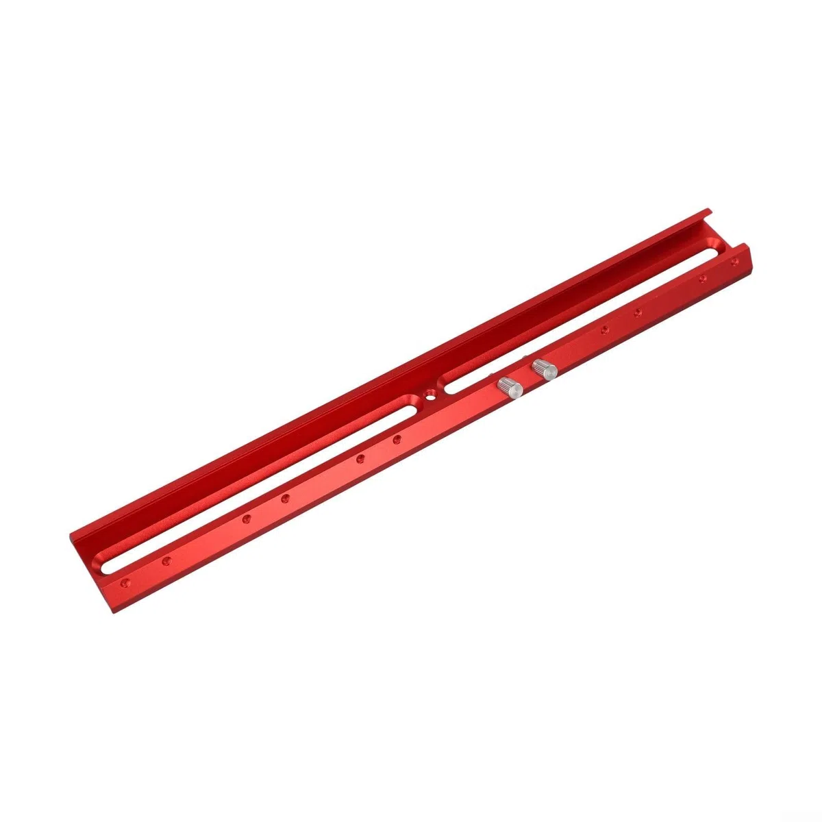 Base rossa per telescopio, a coda di rondine, in lega di alluminio, accessorio per guida a 60 gradi, manico leggero e robusto per astronomia, campeggio, escursionismo (360 mm)
