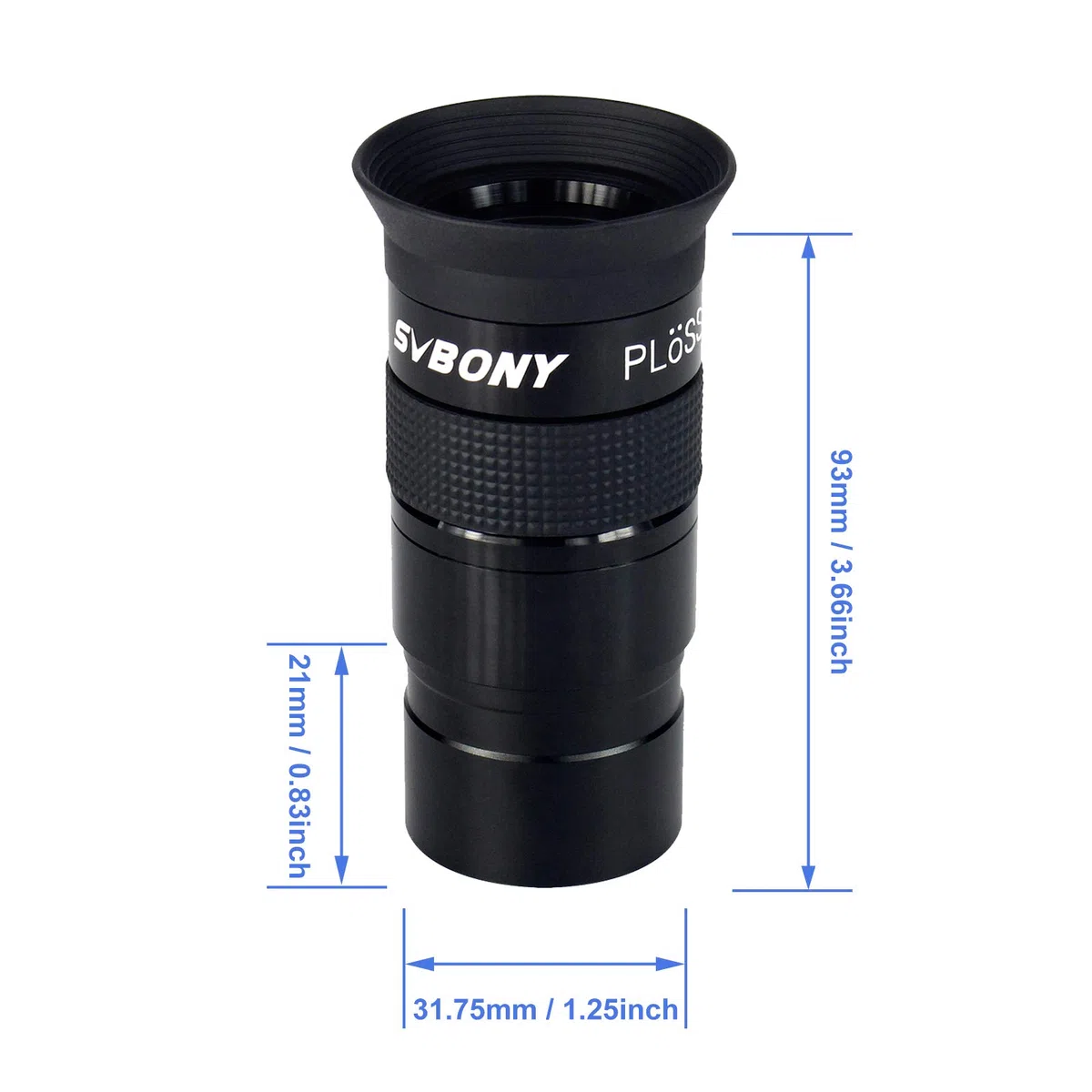 Svbony Oculare Telescopio, Plossl Oculare 1.25, 40mm Rivestito Verde Oculare per Telescopio Astronomico