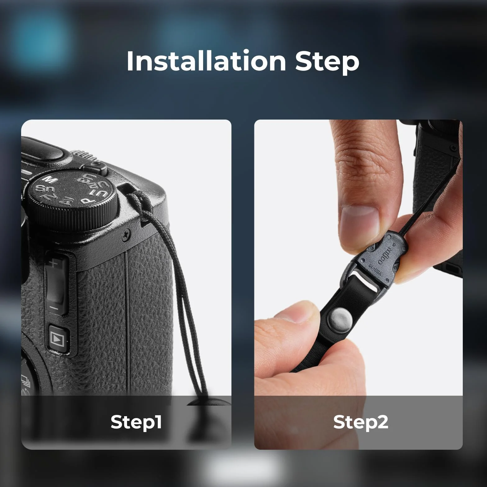 SMALLRIG Tracolla a sgancio rapido per Ricoh Serie GR, portatile e protettiva, per Sony ZV-1 II/ZV-1 / ZV-1F, per Canon G7 X Mark III, per custodie per iPhone Serie 17, Nero - 5686