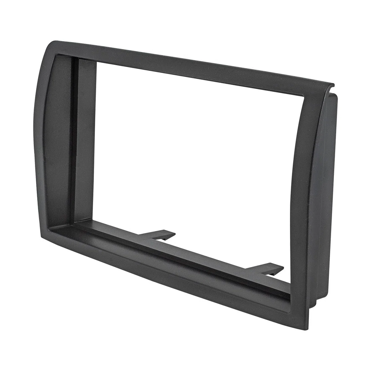 tomzz Audio 2414-048 Cornice Radio Doppio DIN Compatibile con Fiat Ducato Peugeot Boxer Citroen Relè Ponticello Fzg. con predisposizione radio Nero
