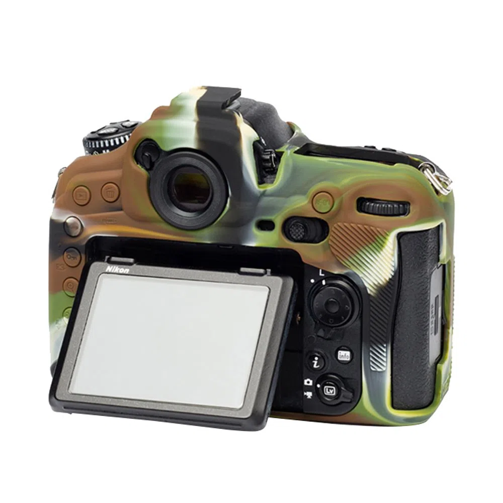 easyCover silicone custodia protettiva per fotocamera Nikon D500 (camuffare)