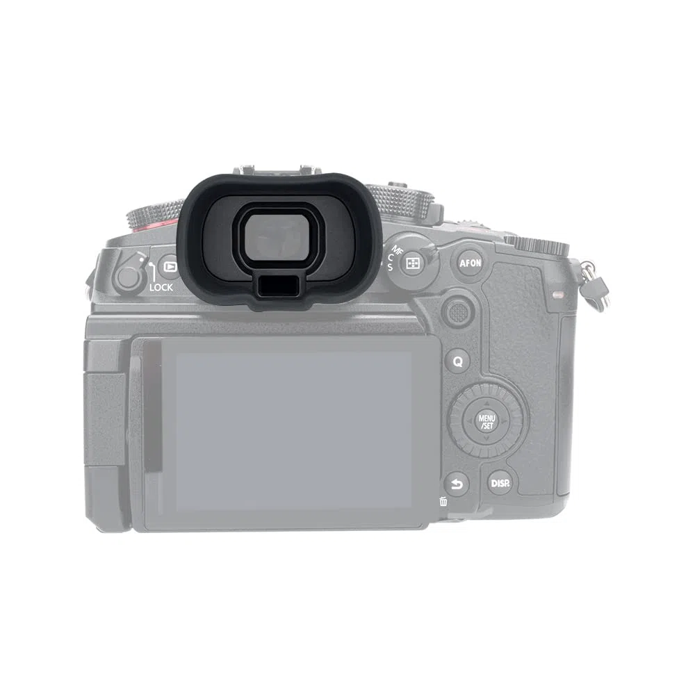 KIWIFOTOS Oculare esteso per fotocamera Panasonic LUMIX DC-GH6 GH5S GH5, protezione mirino sostituisce Panasonic 4YE1A561Z gomma Eye Cup