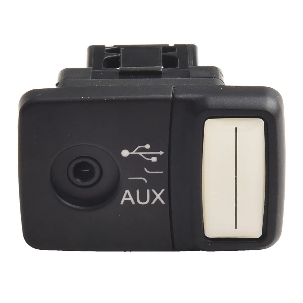 Modulo adattatore AUX lettore multimediale USB per Fiat 500, Panda, Punto, Linea (OEM 735547937) ABS nero aggiornamento audio auto