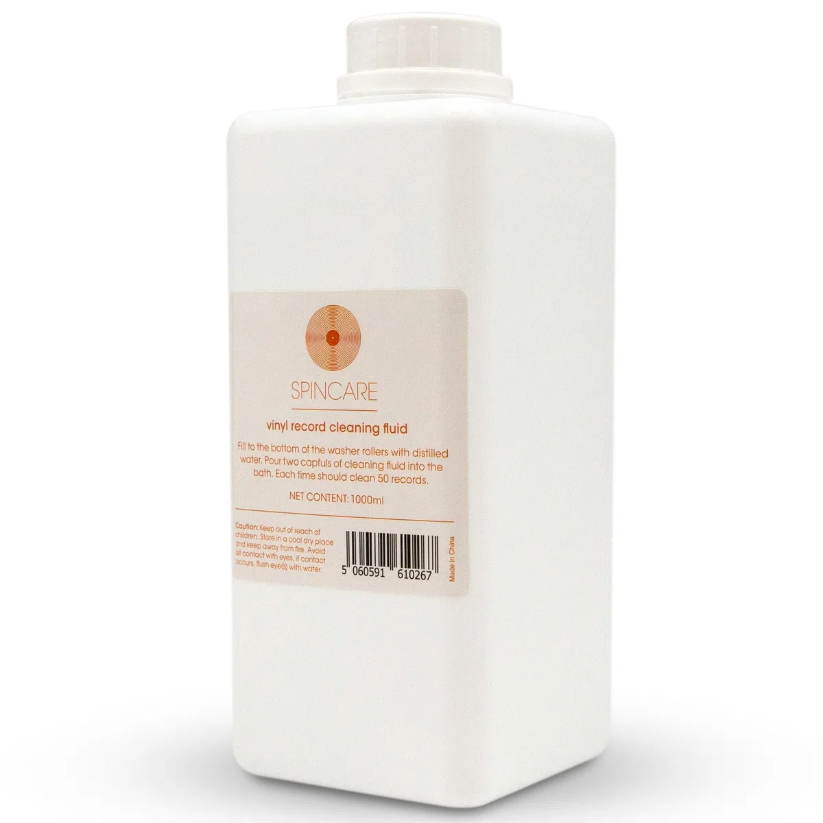 1000 Ml Soluzione Liquida Per La Pulizia Dei Dischi SPINCARE | Compatibile Con Tutte Le Macchine Lavadischi | Pulisce 1500 Vinili LP