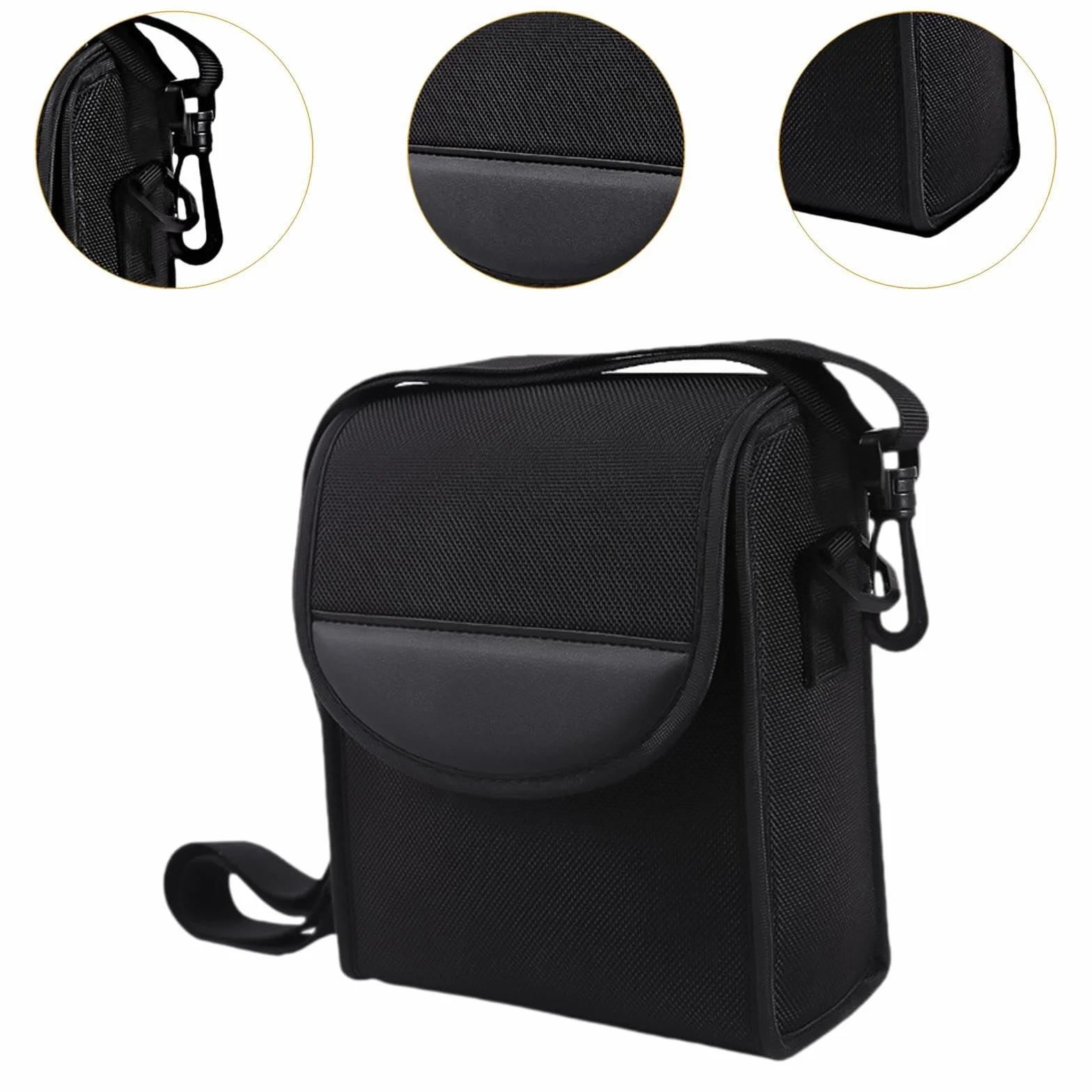 Borsa Porta binocolo, Facile da trasportare, Versatile, in Tessuto Oxford, Custodia Portatile, Robusta per Arrampicata, Birdwatching, Campeggio, Lunghezza 13 Cm