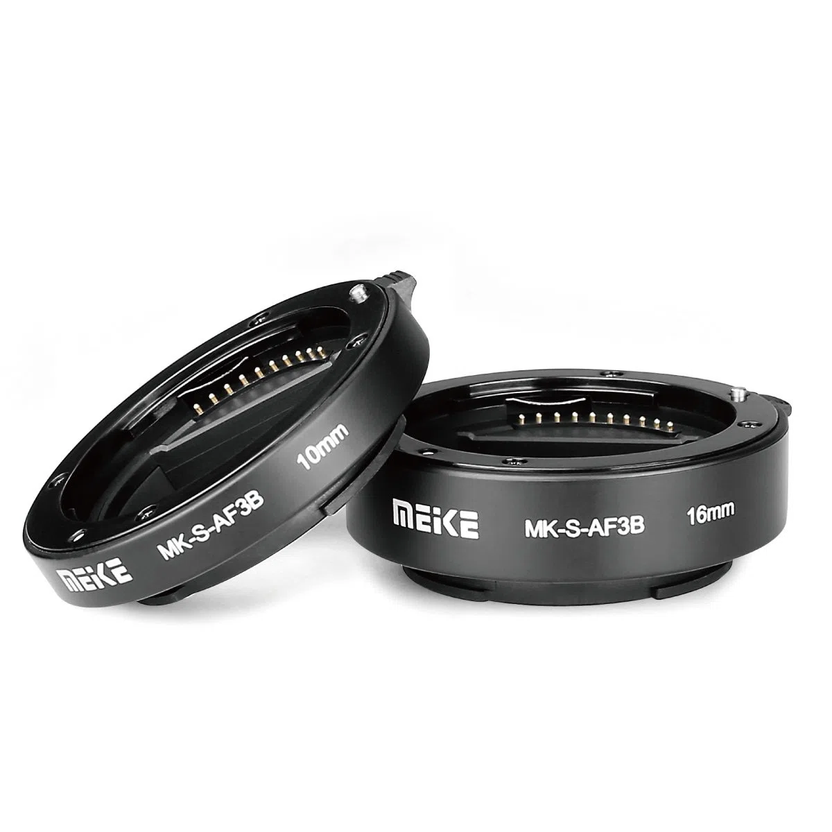 Meike MK-S-AF3B Tubo di prolunga in plastica autofocus 10mm 16mm per Sony NEX 3 NEX 5 NEX 6 A6000 A6100 A6300 A6400 A6500 A6600 A7 (10mm +16mm)