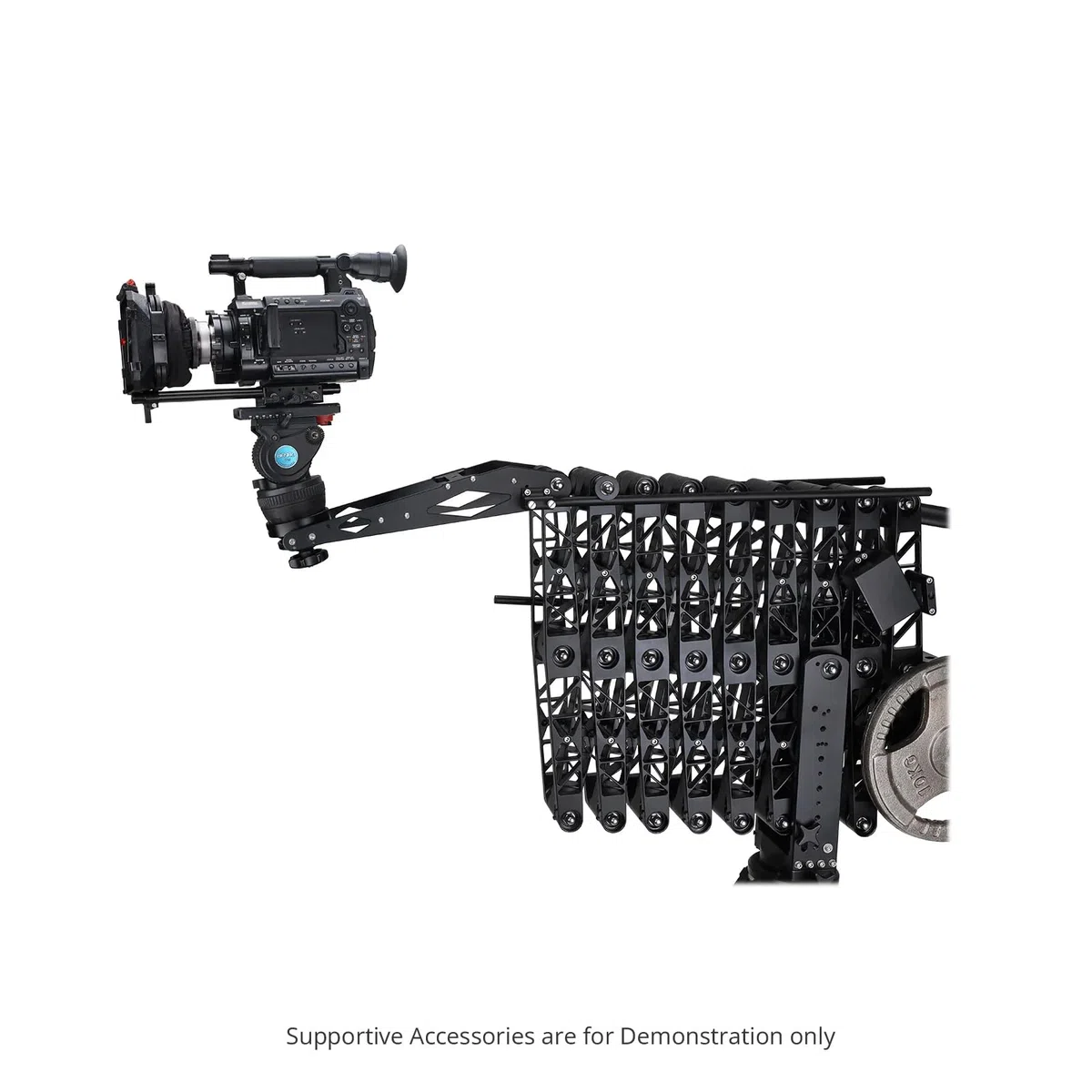 PROAIM Supporto per testa a ciotola da 100 mm per braccio/gru per telecamera a forbice Powermatic. Supporta testa video a mezza sfera da 100 mm (AP-100-SCSR)