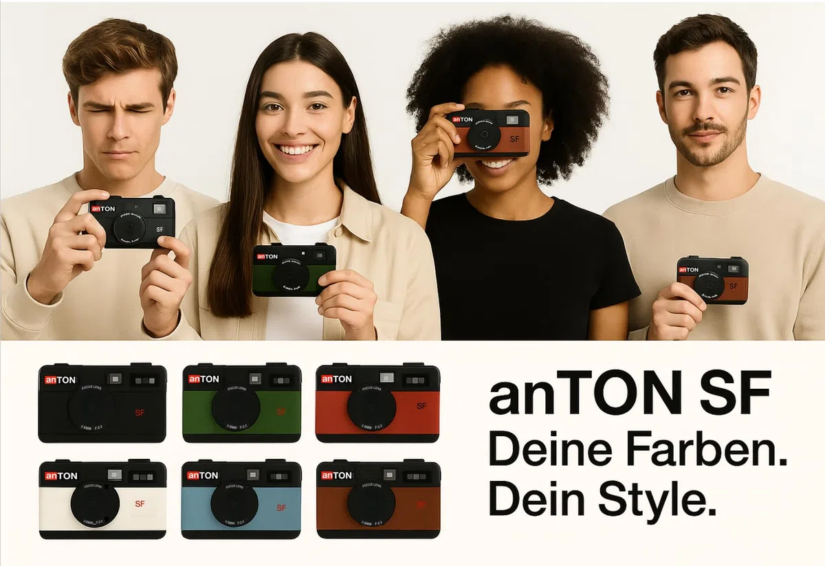 anTON SCREEN FREE Fotocamera digitale Marrone