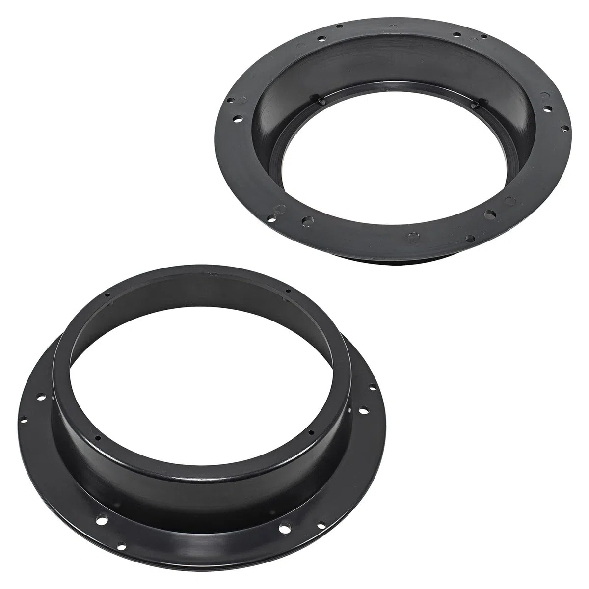 tomzz Audio 2857-011 Anelli per altoparlanti staffe adattatore compatibile con VW Golf 5 Tiguan Touran Skoda Yeti Octavia porta anteriore per 165 millimetri DIN altoparlanti