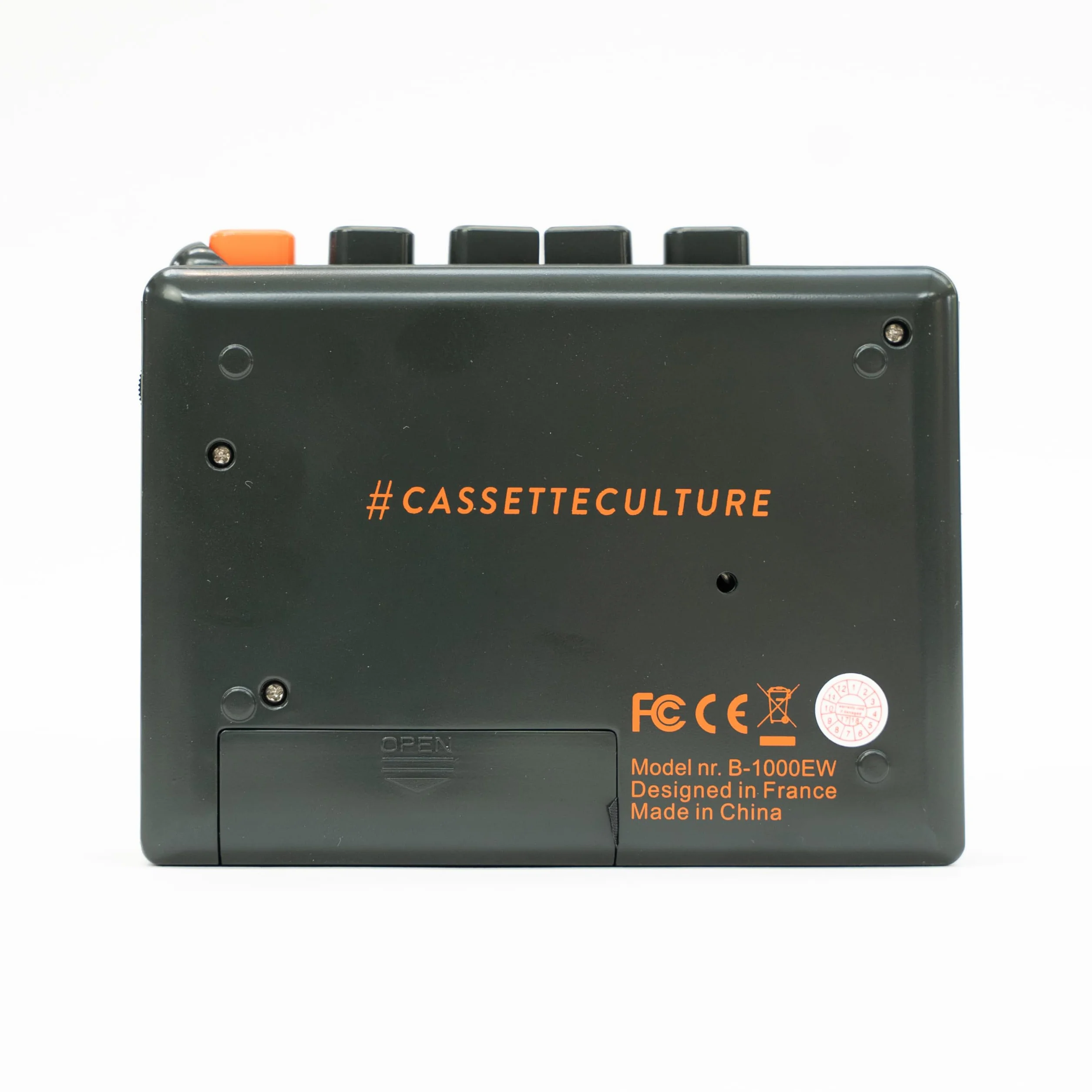 Lettore di cassette - Lettore portatile di audiocassette per la riproduzione e la registrazione - B-1000EW