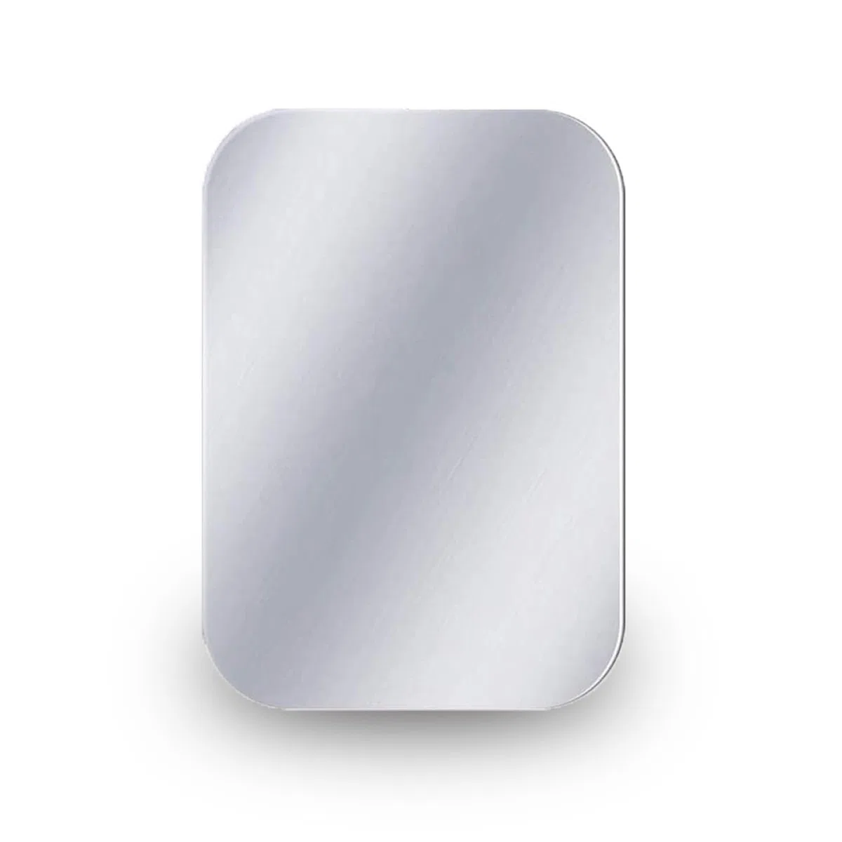 Confezione da 4 piastre in metallo per supporto magnetico per auto, 4 piastre rettangolari in metallo per supporto magnetico per auto