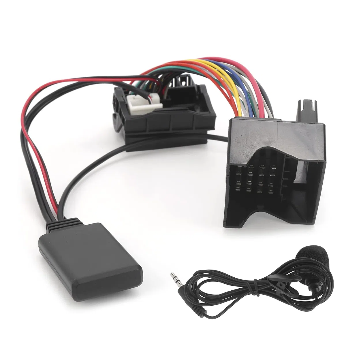 Adattatore audio per auto, adattatore audio per cavo 5.0 ‑IN per auto adatto per Citroen C2/C3/C4/C5/C6 con microfono