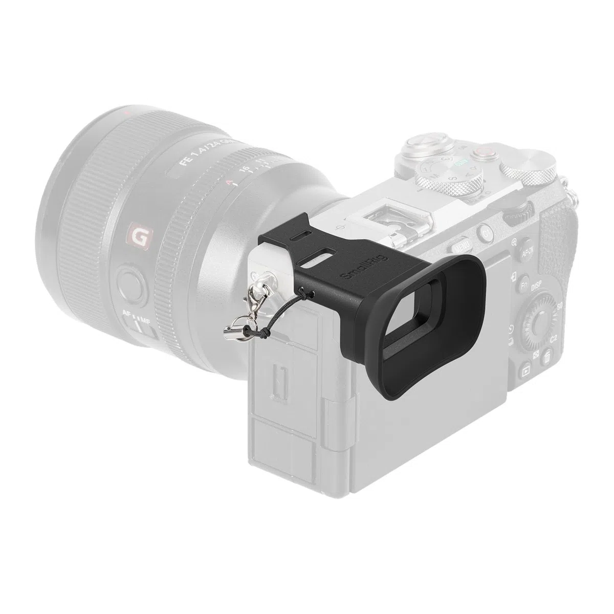 SMALLRIG A7CII A7CR Oculare per Mirino della Fotocamera, Oculare per Mirino con Piccolo Cordino, Materiale in Silicone Morbido, Migliora la Stabilità di Ripresa, per Sony Alpha 7C II/Alpha 7CR - 4819