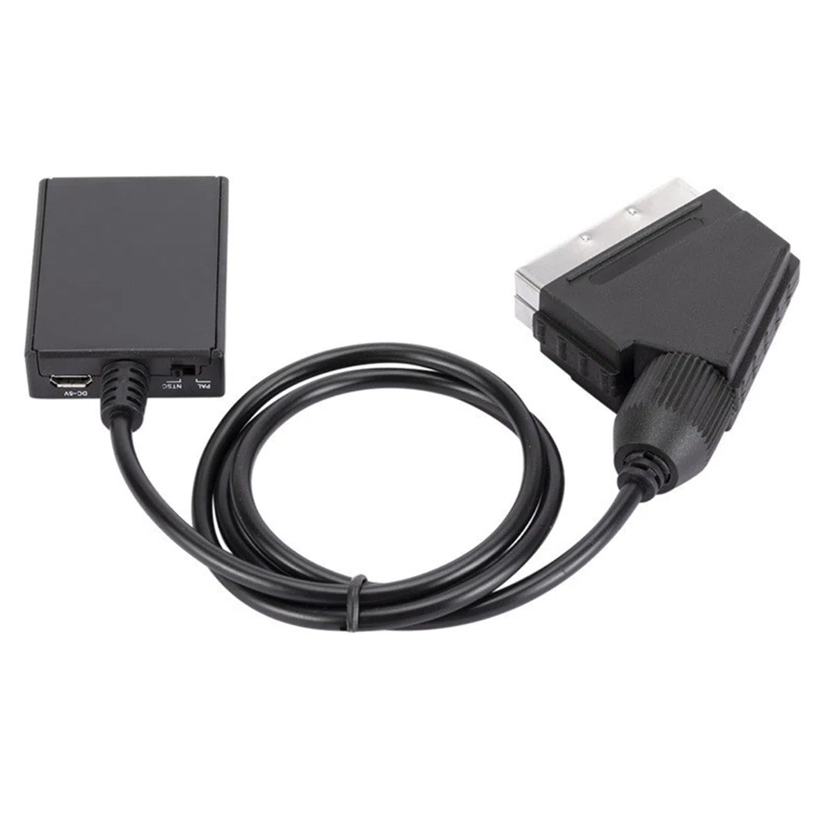 DAGIJIRD HDMI al convertitore SCART 1080P 60HZ HD Video Converter Supporta PAL/NTSC per monitor TV